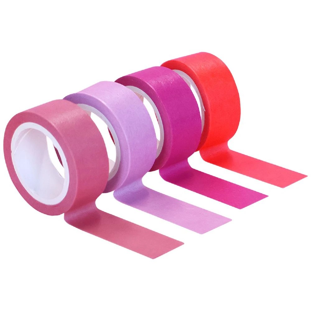 2 X-Press It Paper Deco Tape 15mm x 5m Cherry Blossom 4 Pack, 2 of 3
