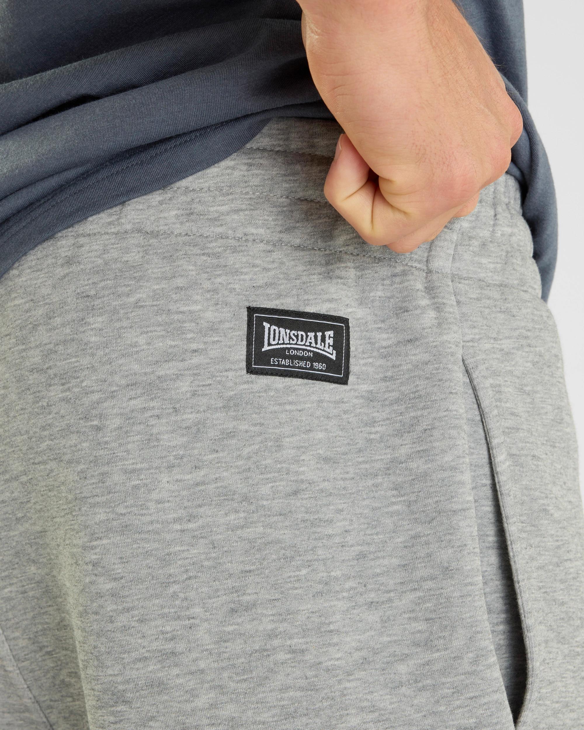 3 Varsity Shorts - Lonsdale London GREY MARLE, 3 of 6