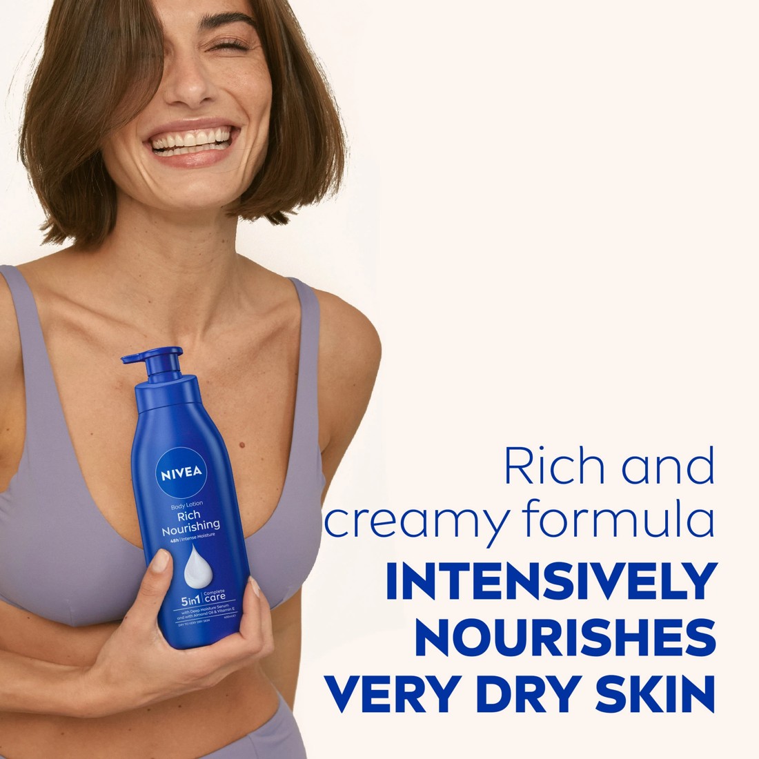 9 Nivea Rich Nourishing Body Lotion 400ml -  Almond Oil & Vitamin E, 9 of 9