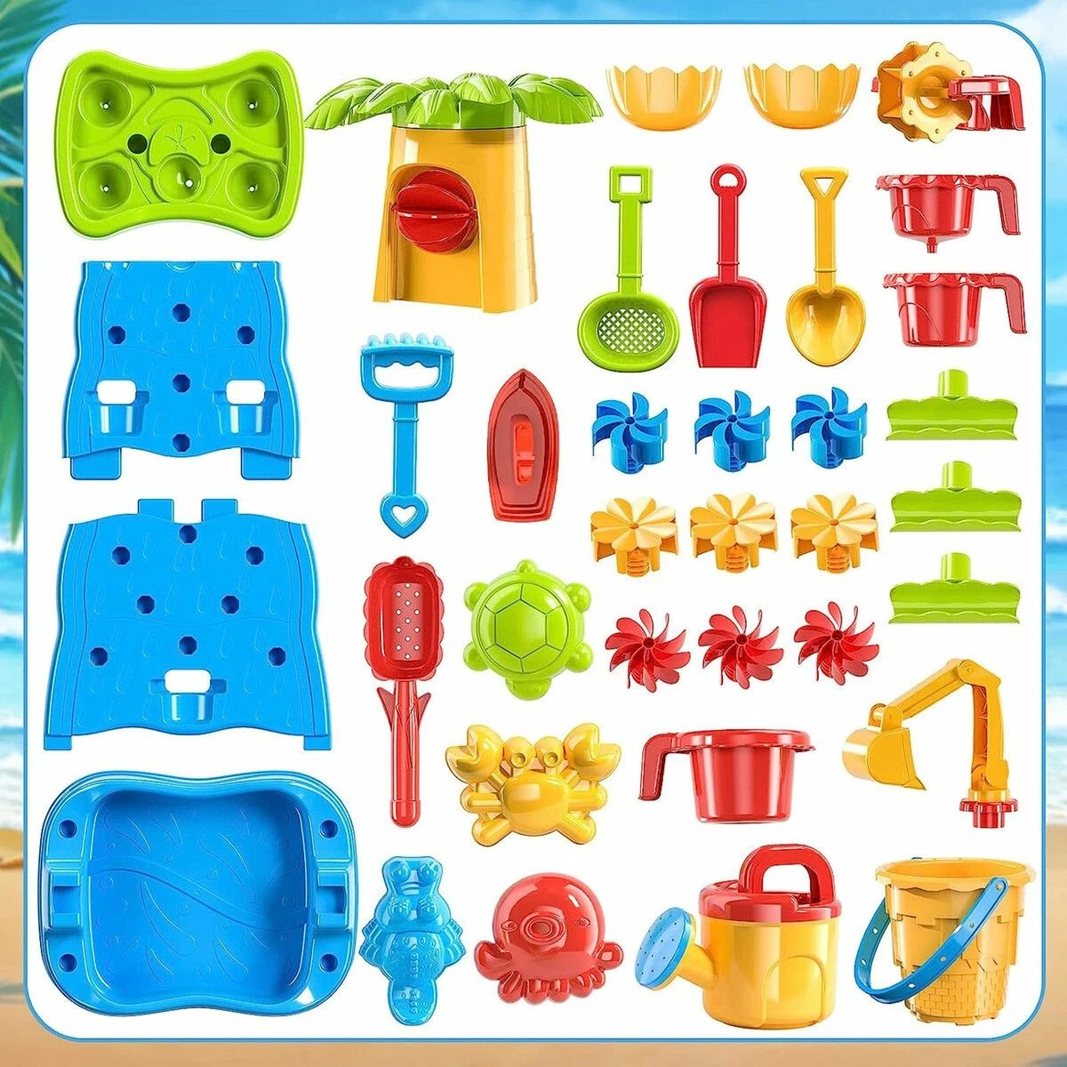 8 AUSWAY Waterfall Wall Water Table Sand Pit Play Ground Activity Centre, 8 of 9