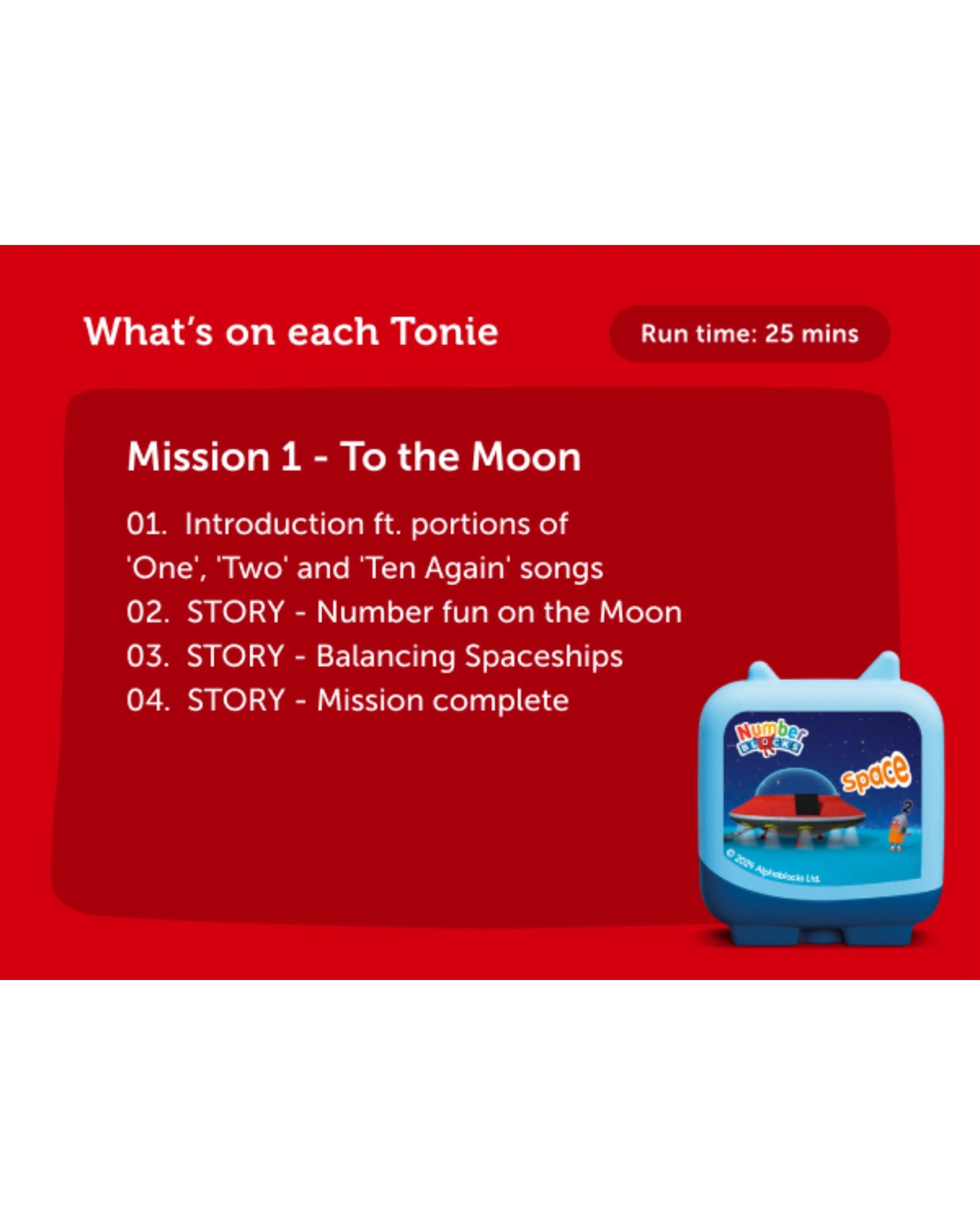 4 Tonies  Numberblocks - Numberblocks Clever Pocket Tonie - Multi, 4 of 8