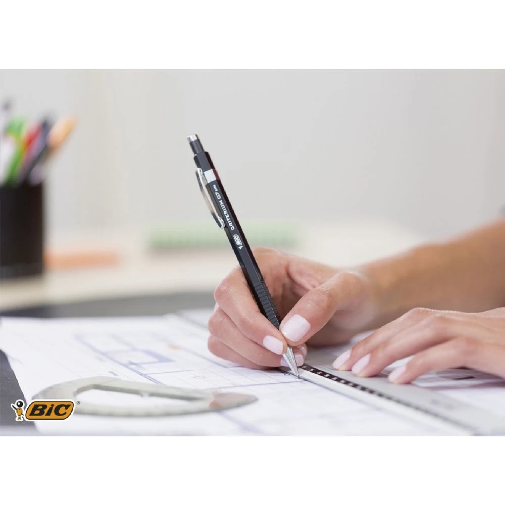 3 BIC Criterium Mechanical Pencil With 0.5mm Leads Black, 3 of 3