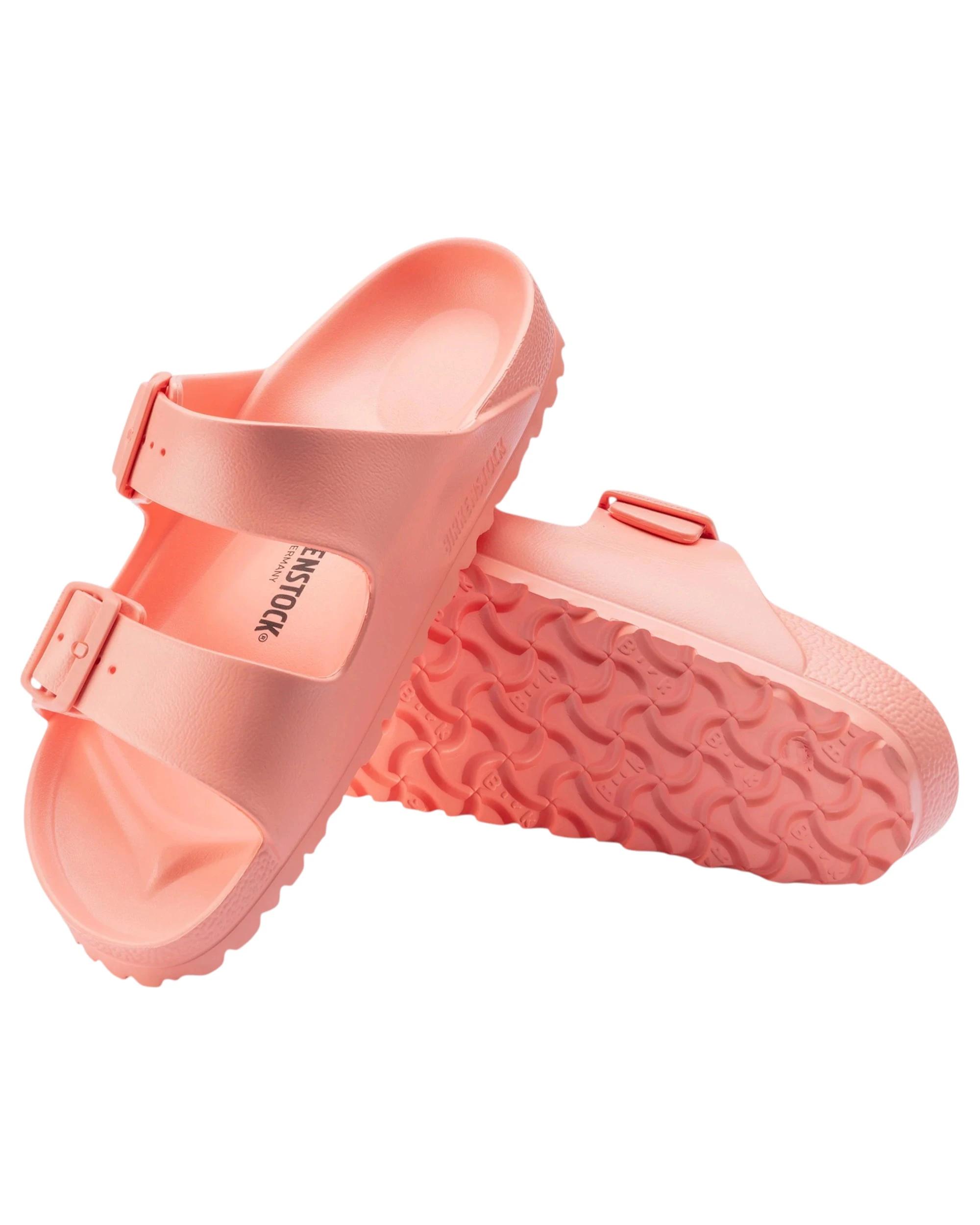 4 Birkenstock Womens Arizona EVA Narrow Slip On Sandals Coral Peach, 4 of 4