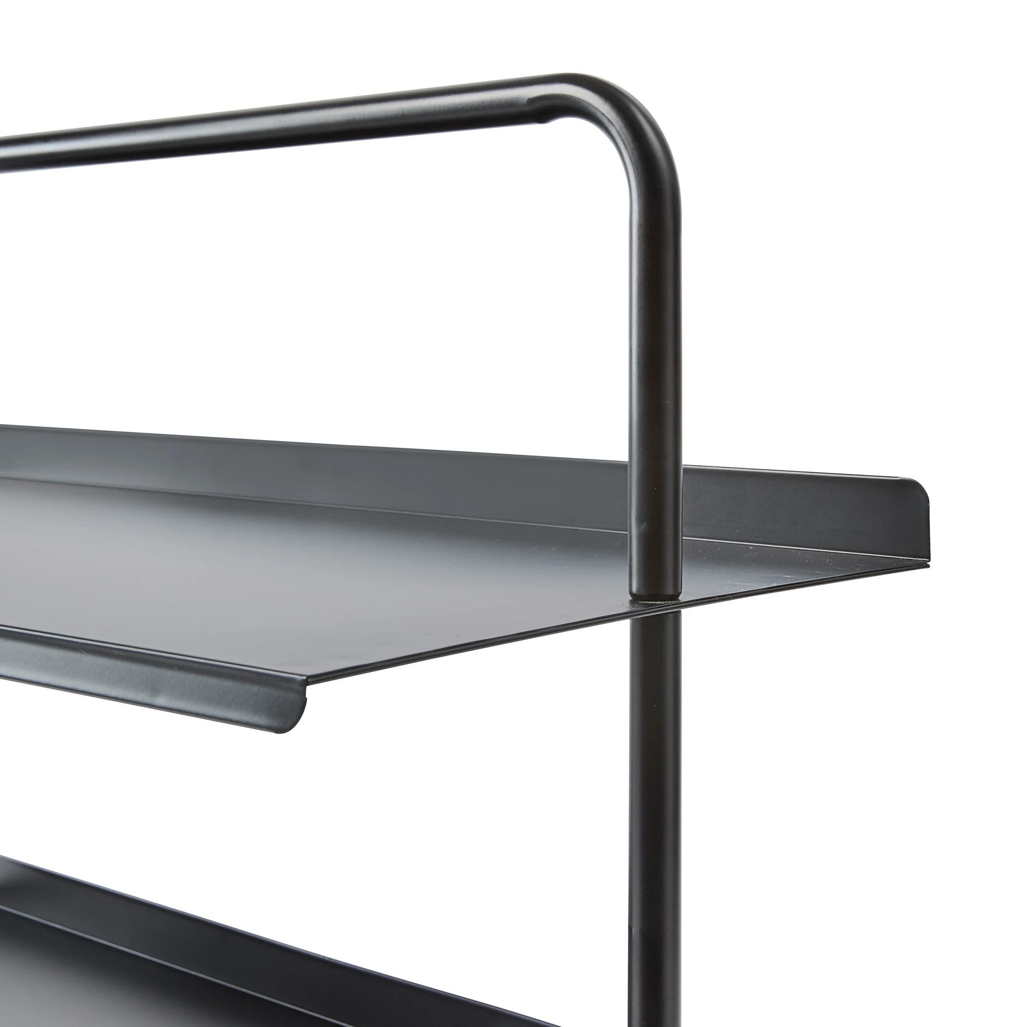 6 3 Tier Black Shoe Rack, 6 of 7