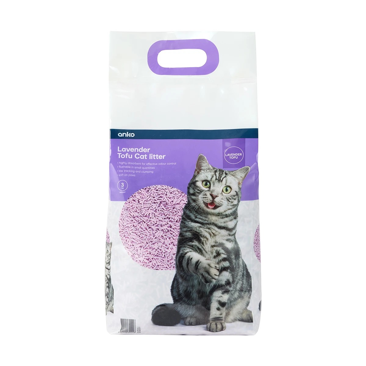 1 Cat Litter Tofu Lavender 3kg, 1 of 4