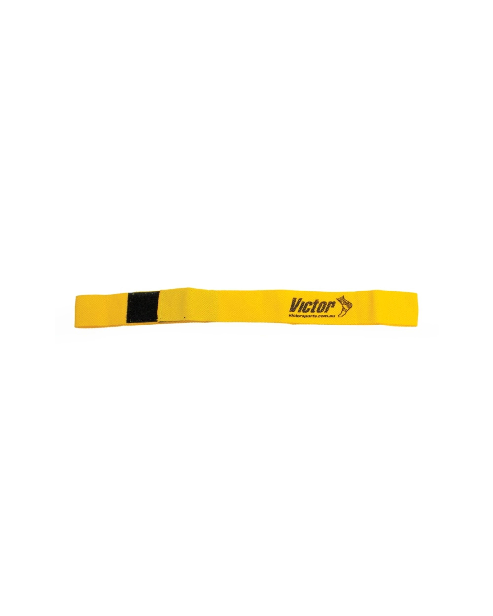 1 Victor Sports Nylon Sash Hook Loop Fastener Adjustable 5x100cm Durable - Yellow, 1 of 2