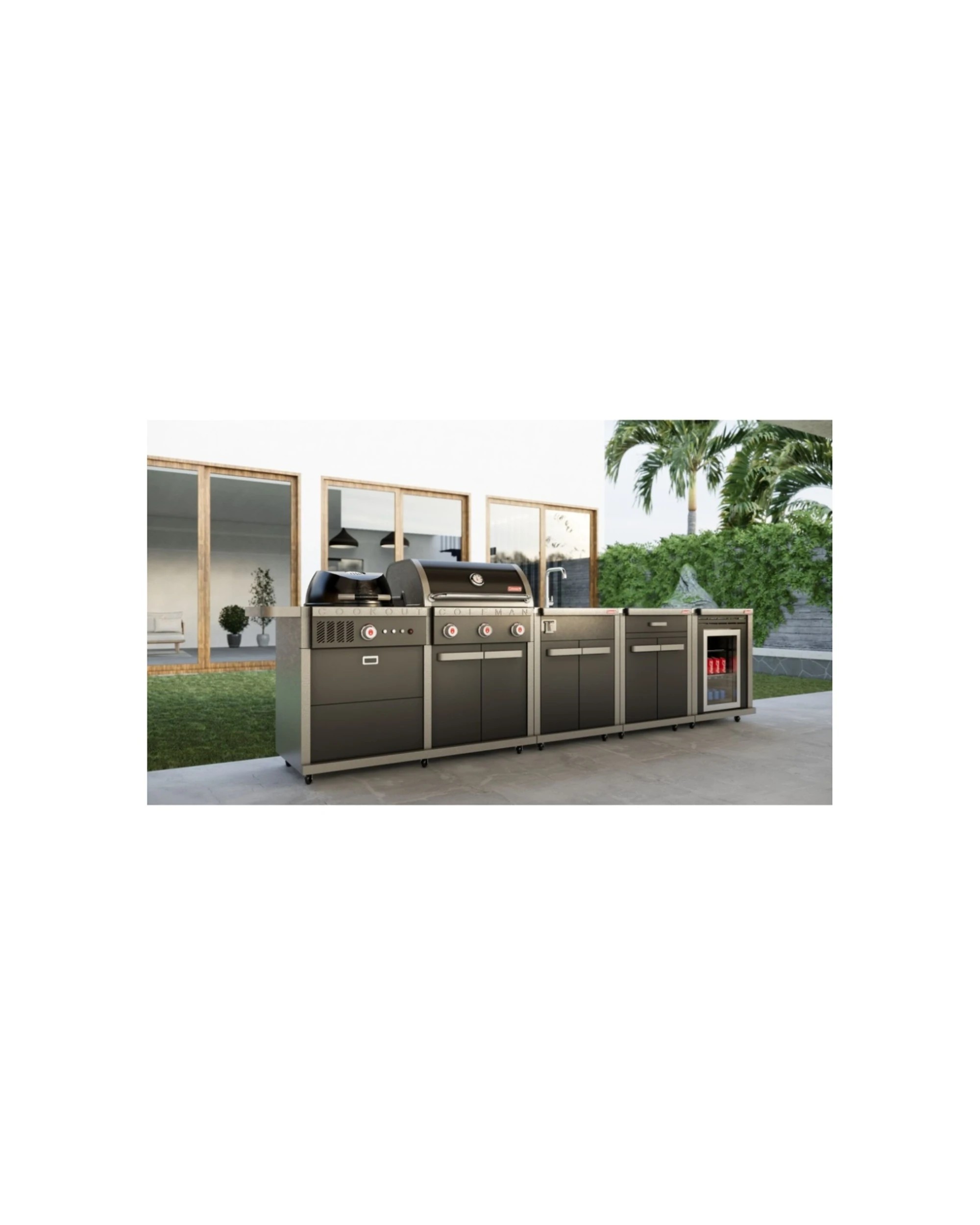 7 Coleman Revolution Dual Fuel Kitchen/Sink Fridge & Storage Modules - Gloss - Black, 7 of 7
