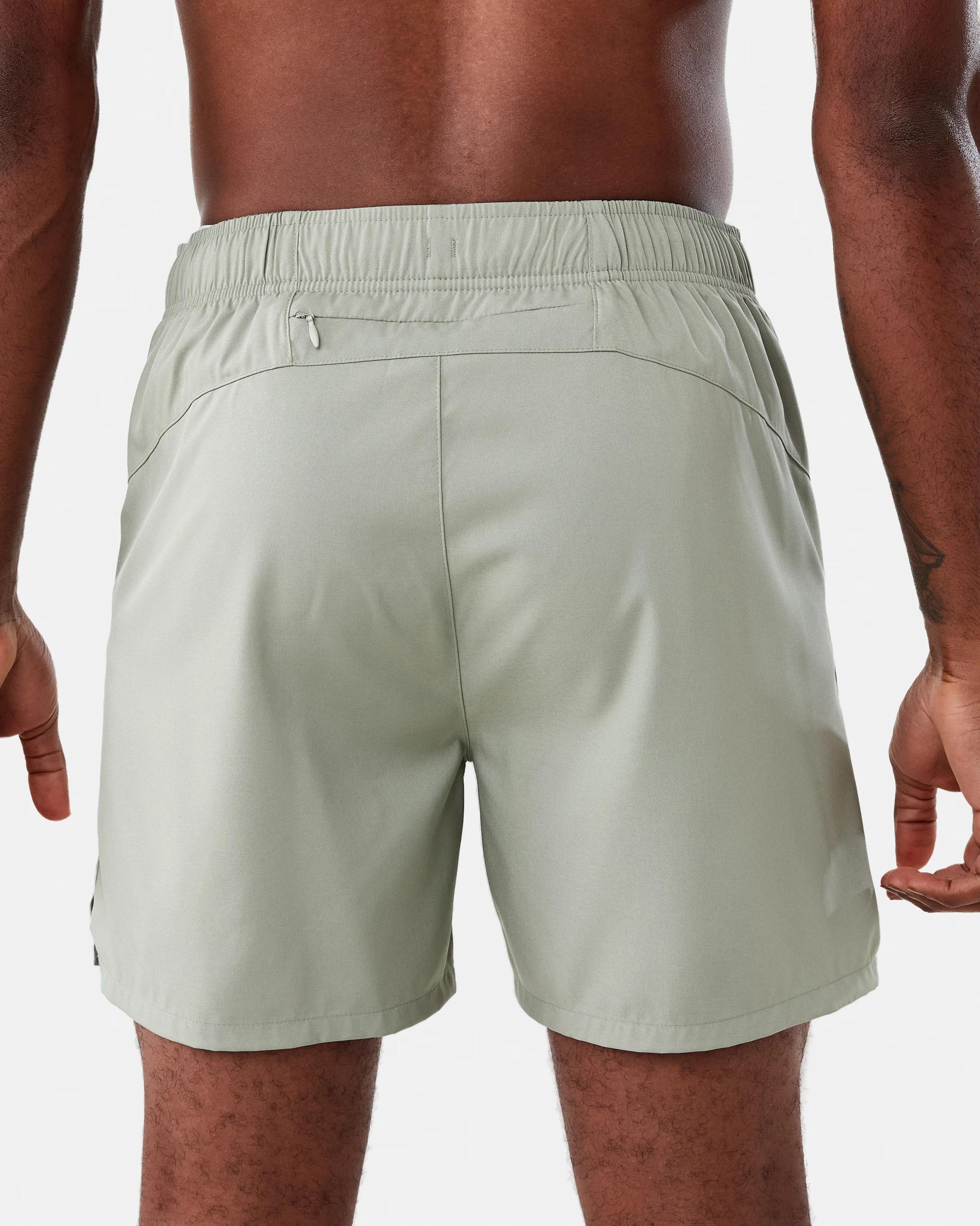 3 Active Mens Woven Stretch Shorts Rhino Grn, 3 of 8