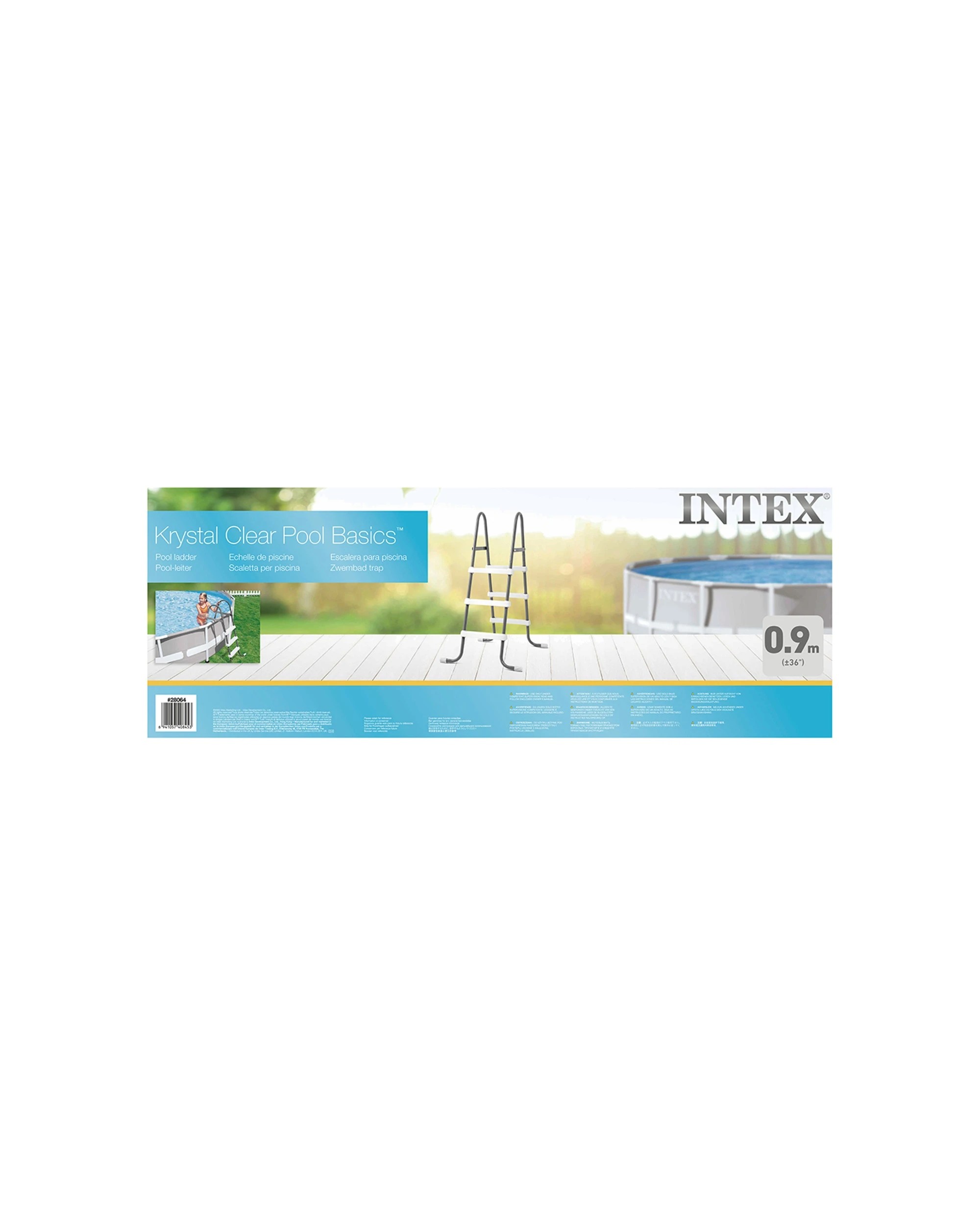2 Intex Steel Ladder For Above Ground Swimming Pool - Multi, 2 of 2
