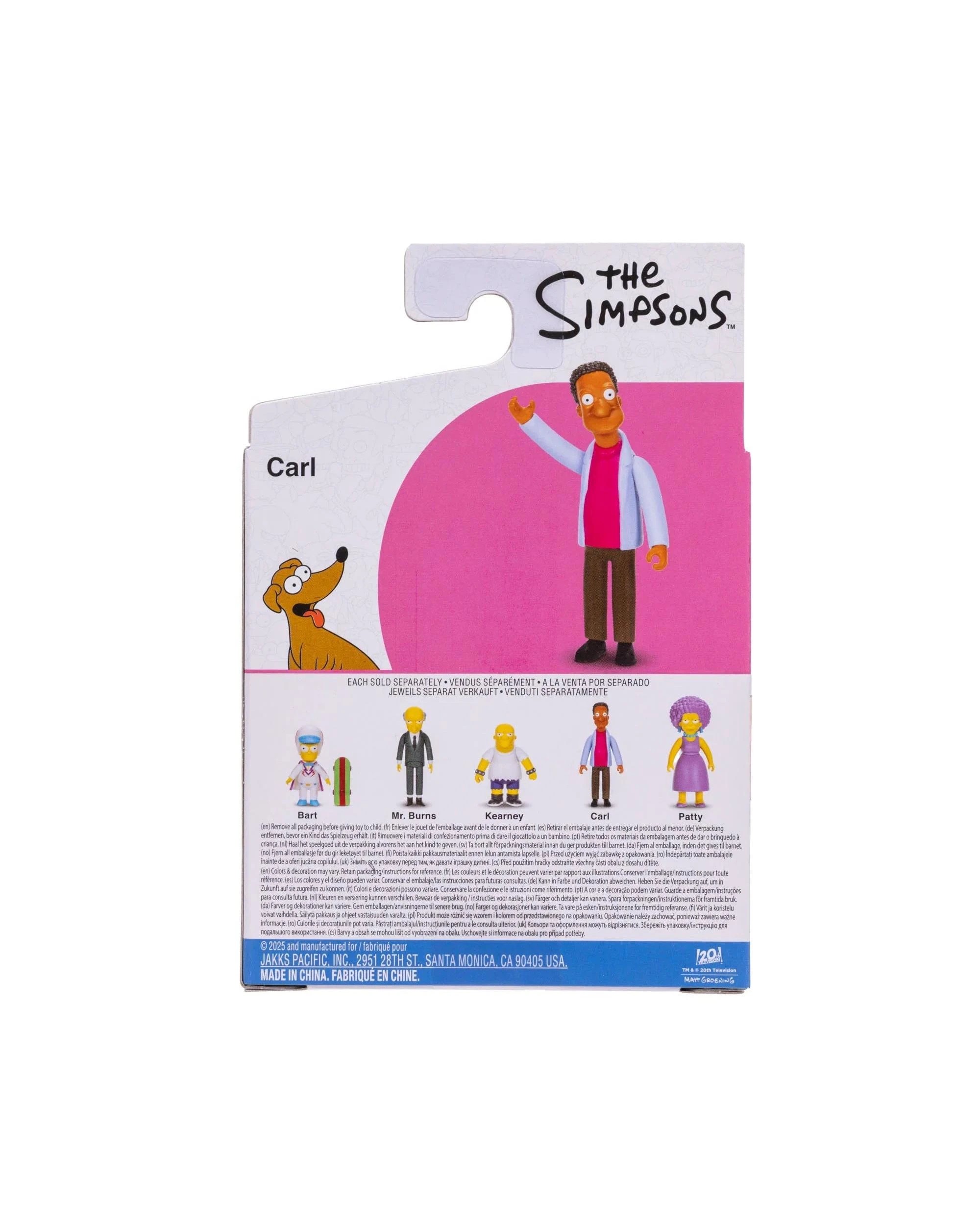 3 The Simpsons Wave 5 Carl Carlson 2.5 inch Scale Figure, 3 of 3