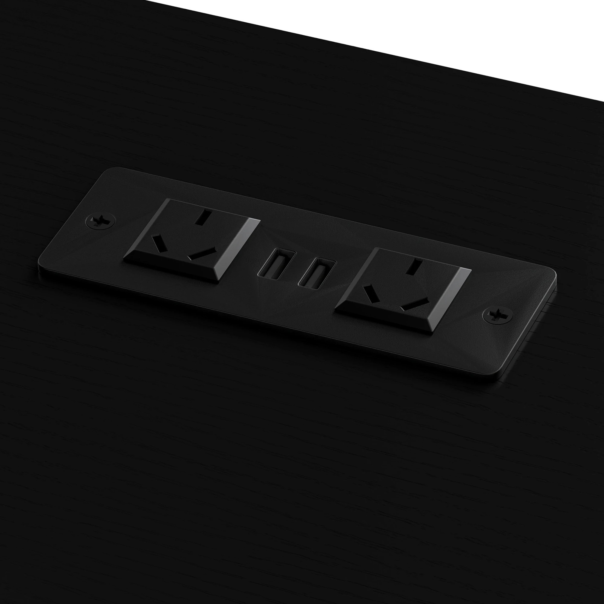 4 Levede L Shaped Gaming Desk with LED Storage Drawers Power Outlet - Black, 4 of 9