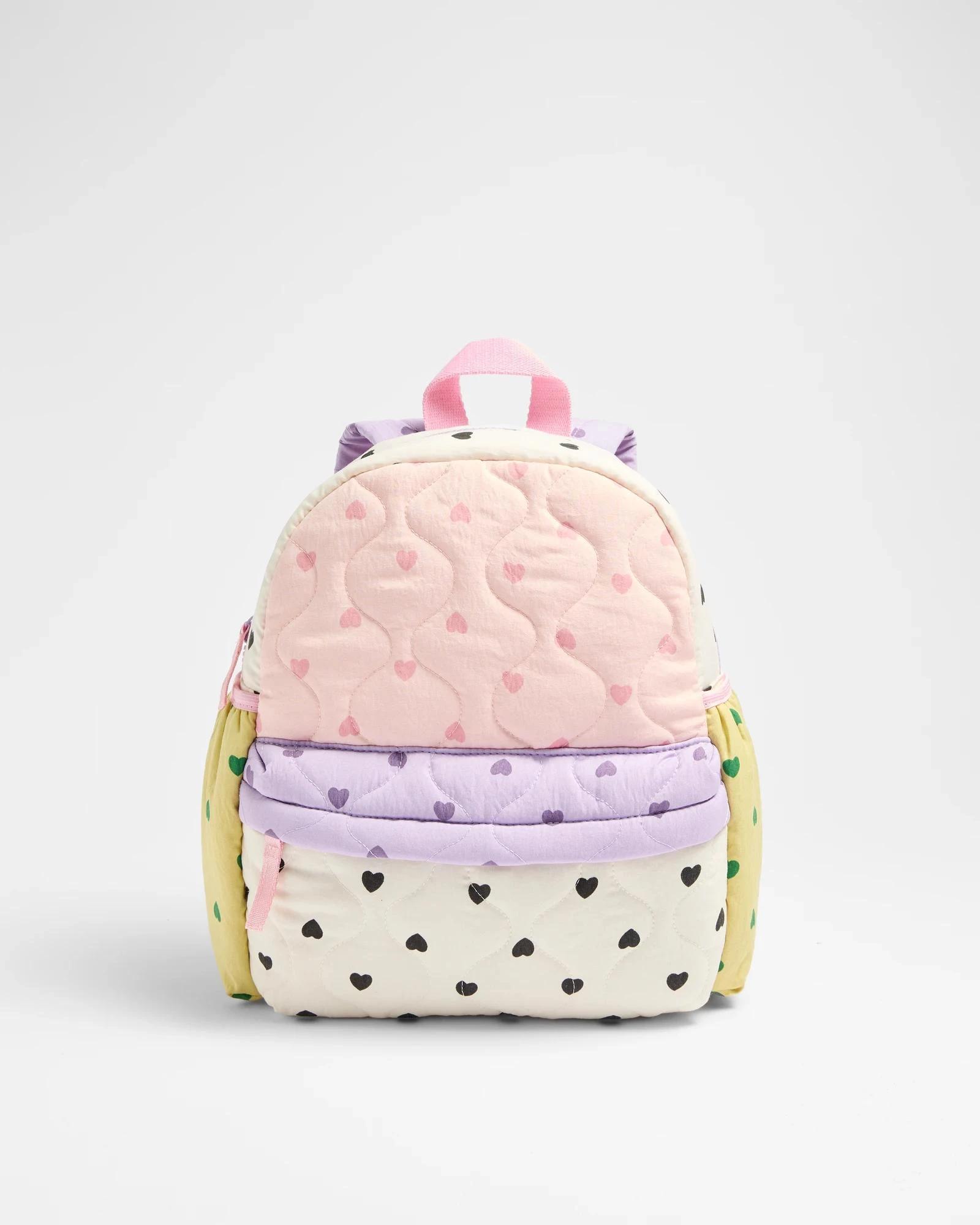 1 Target Kids Colour Block Quilted Heart Backpack COLOUR BLOCK, 1 of 5