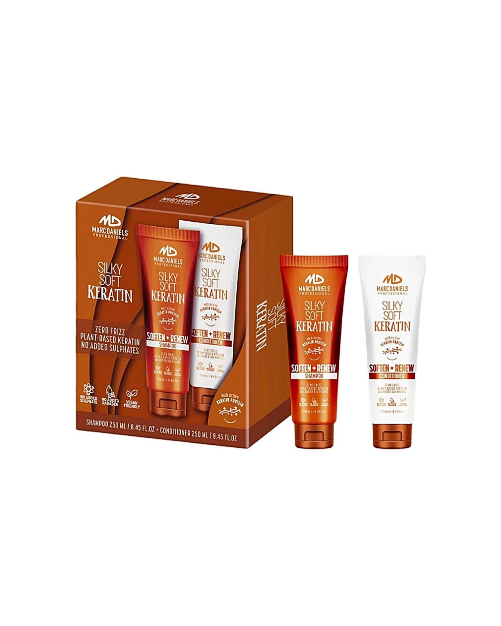 1 Marc Daniels Silky Soft Keratin Soften & Renew Shampoo & Conditioner Set 250ml, 1 of 1