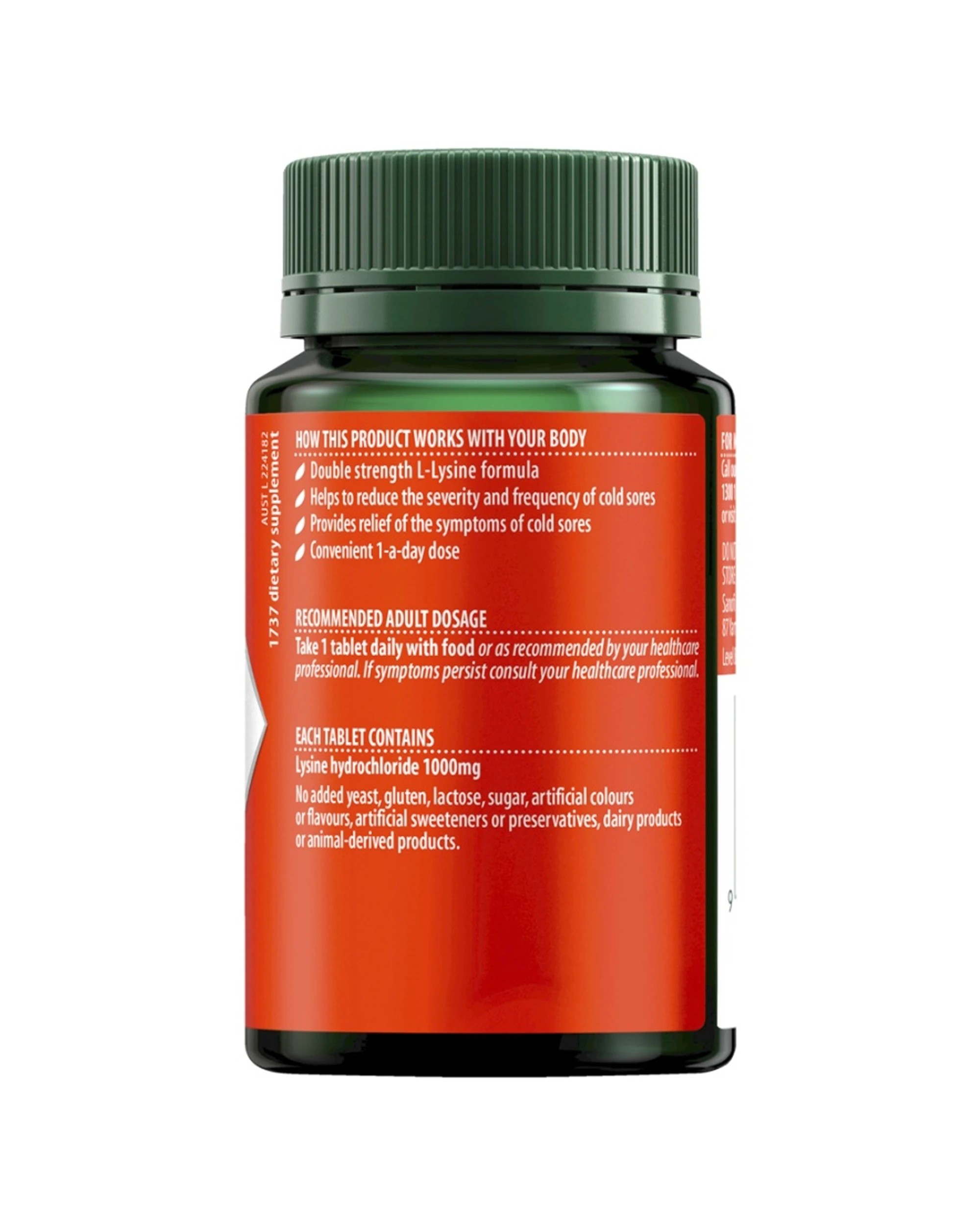 2 Nature's Own 50pc Double Strength Cold Sore Relief Supplement Tablets, 2 of 3