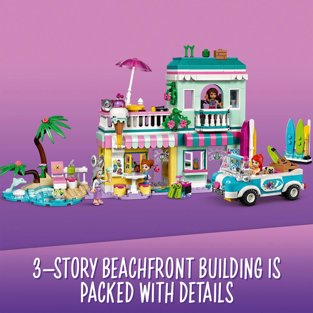 4 LEGO Friends Surfer Beachfront 41693, 4 of 10