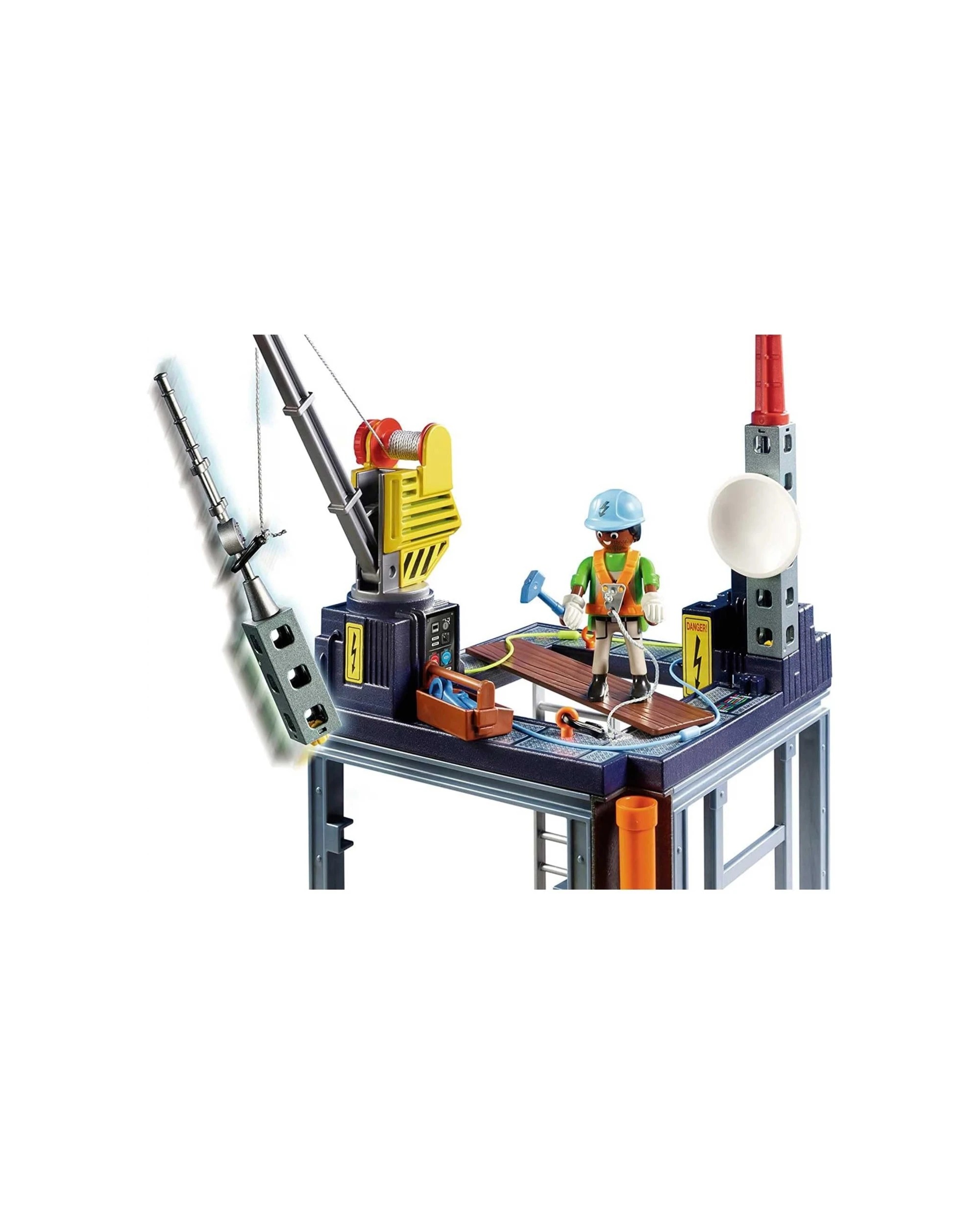 2 Playmobil Starter Pack Construction Site Kids Activity Playset Toy - Multi, 2 of 5