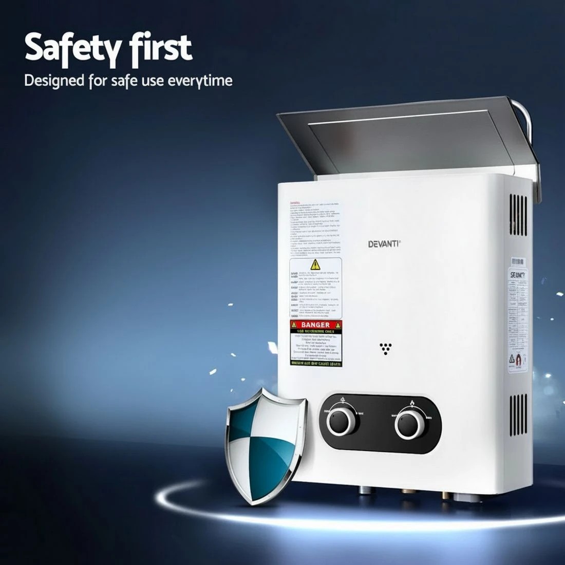 6 Devanti Portable Gas Water Heater LPG-powe System  With Pump - Multi, 6 of 7