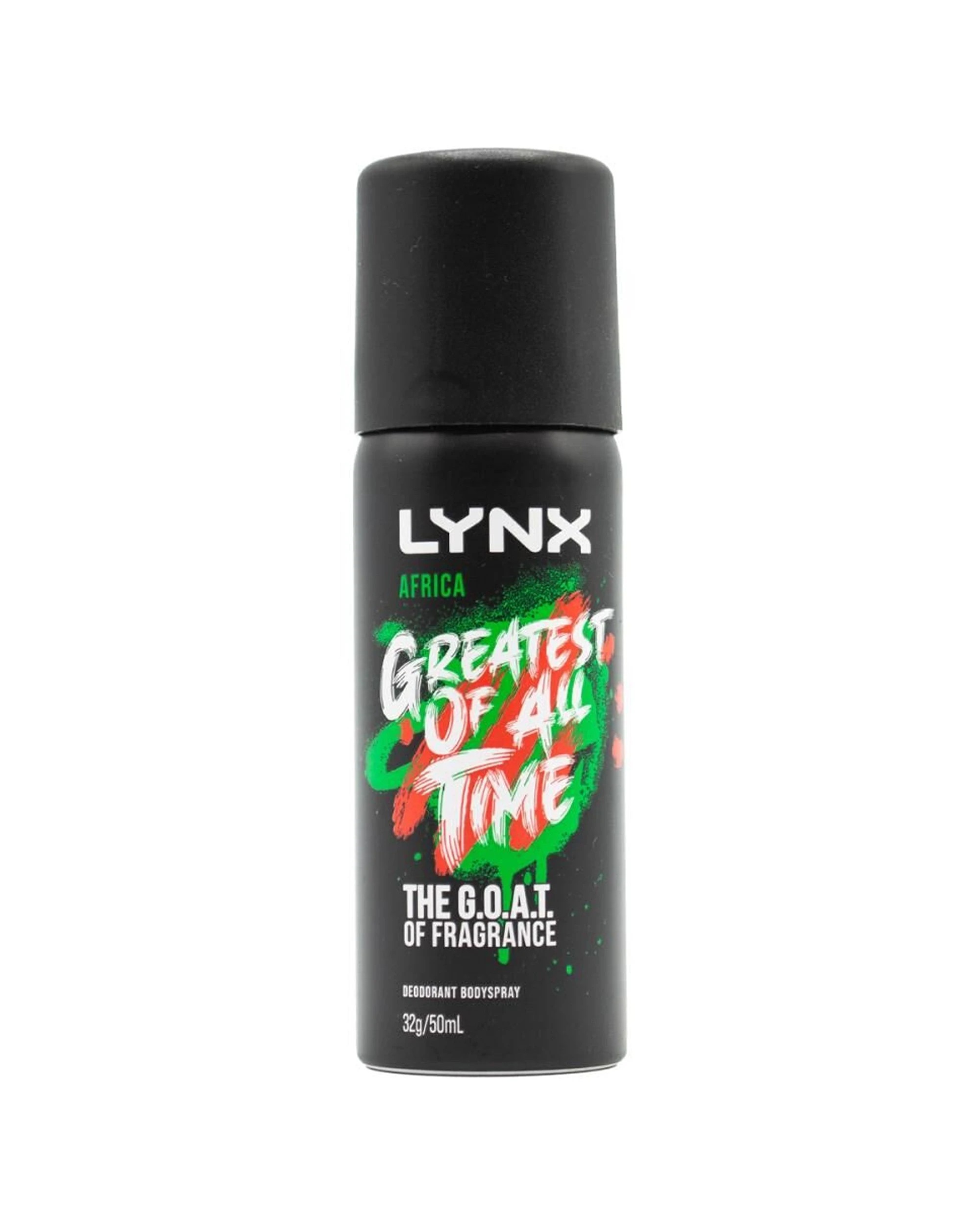 1 Lynx Men Deodorant Body Spray Africa Greatest Of All Time Mini 50ml - Black, 1 of 4
