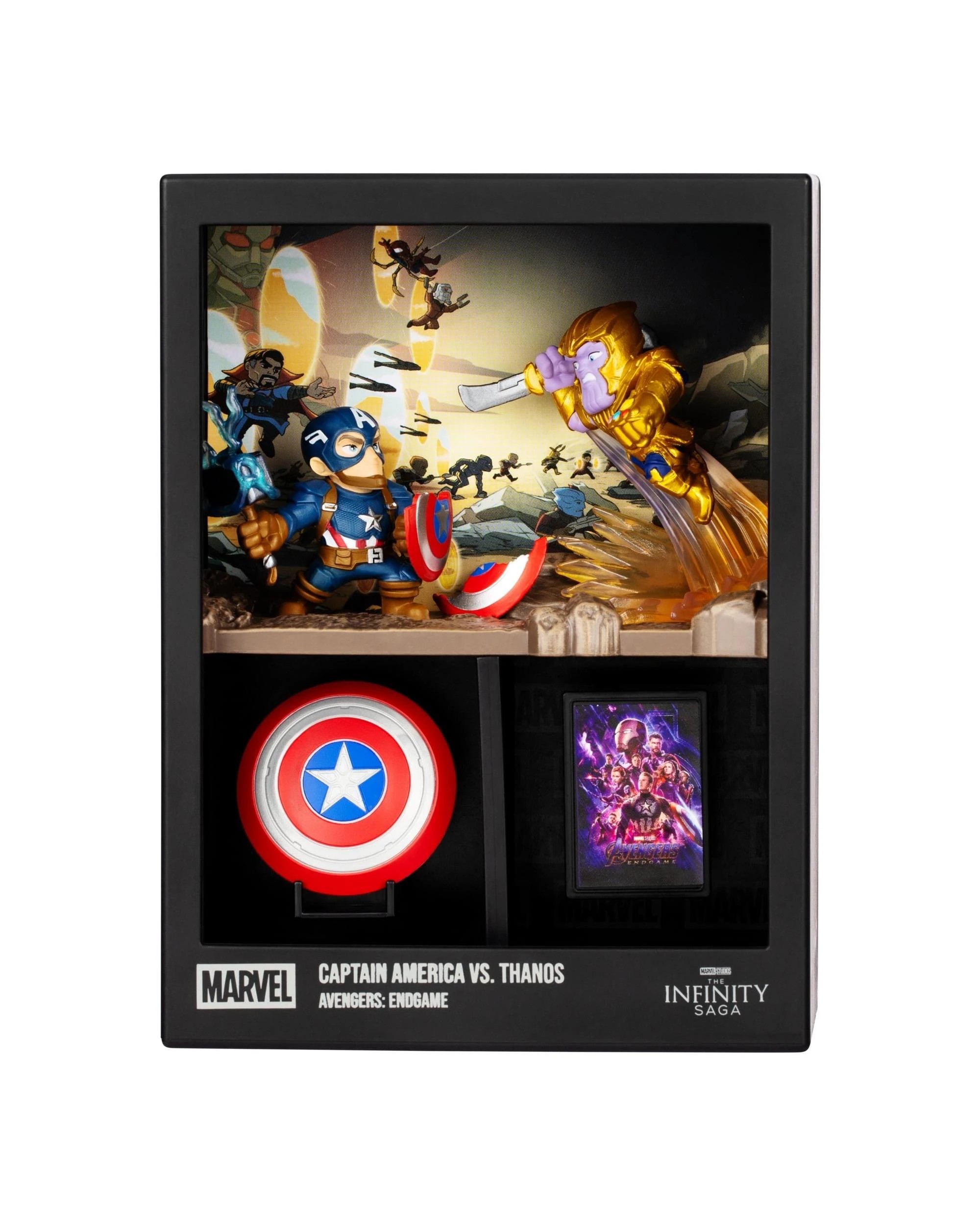2 Fandrop Marvel MV03 Captain America vs Thanos 2 Figure Diorama, 2 of 7