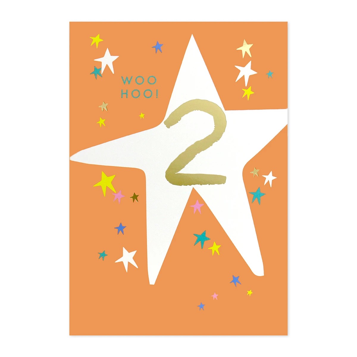 3 Connections From Hallmark Card - Birthday Boy Star On Orange, 3 of 3