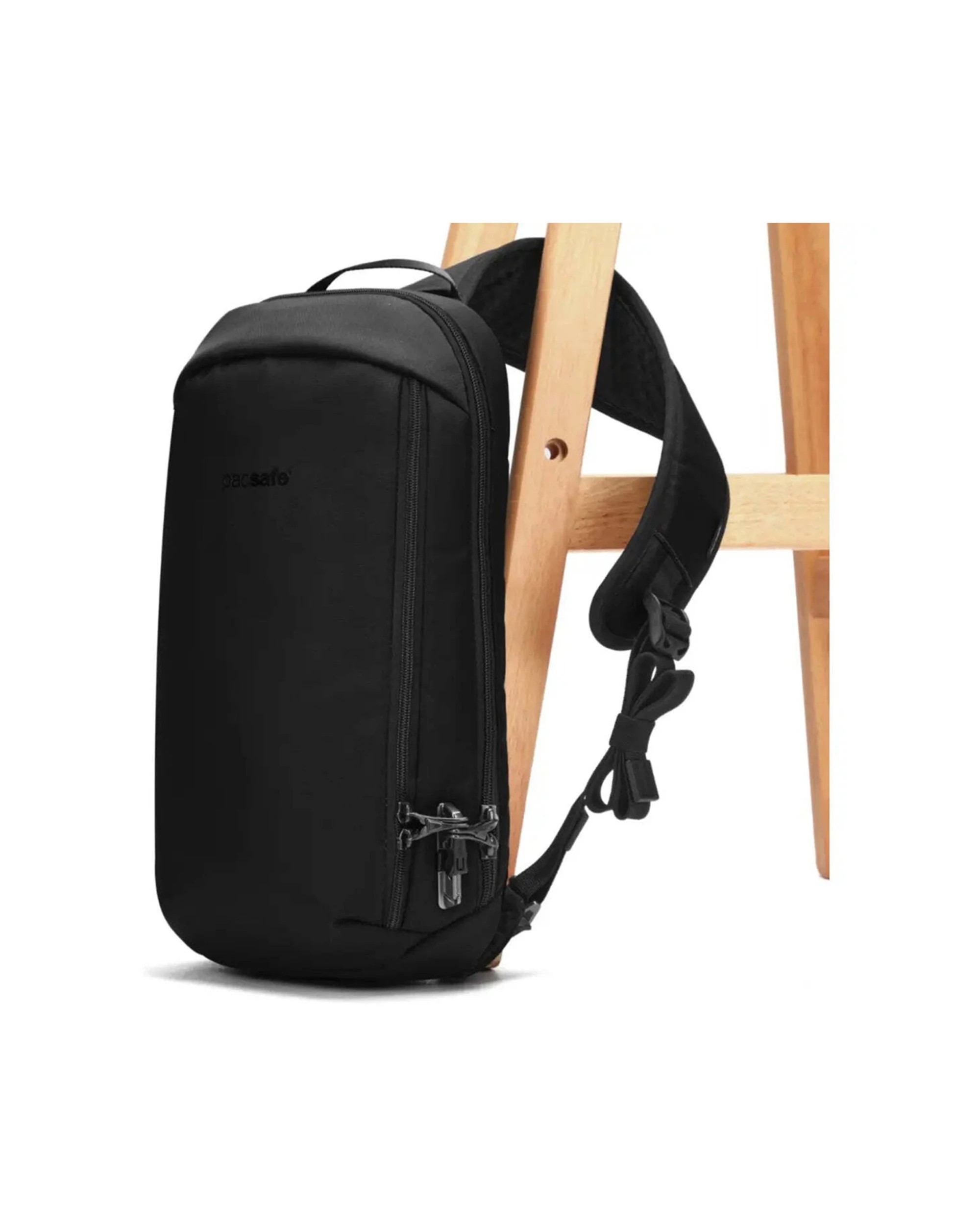 6 Pacsafe Vibe 325 Anti-Theft 10L Slingpack Lockable Compartments Travel Bag - Black, 6 of 7