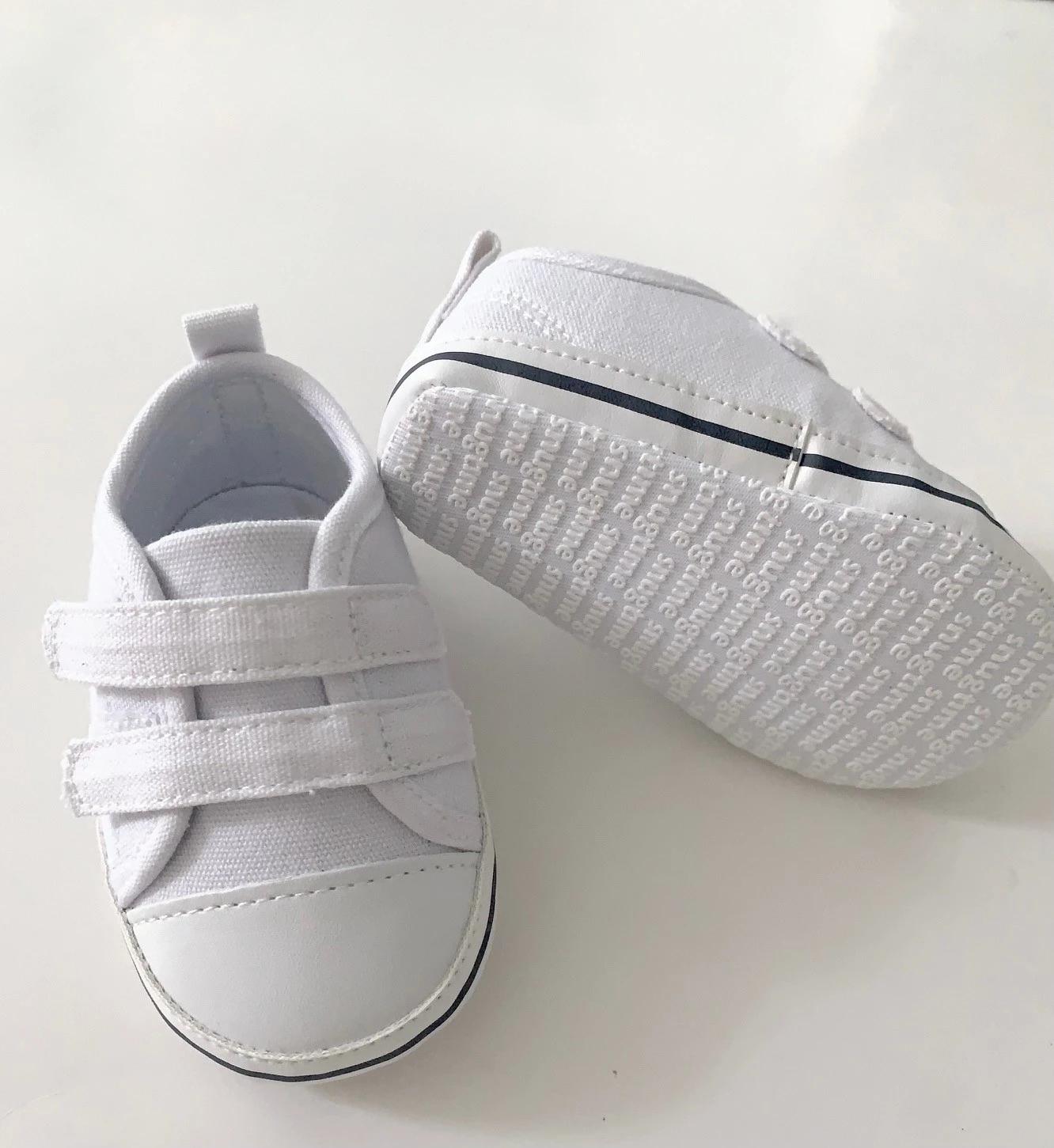 2 Snugtime Navy Velcro Sneaker Size 2 BEIGE, 2 of 4
