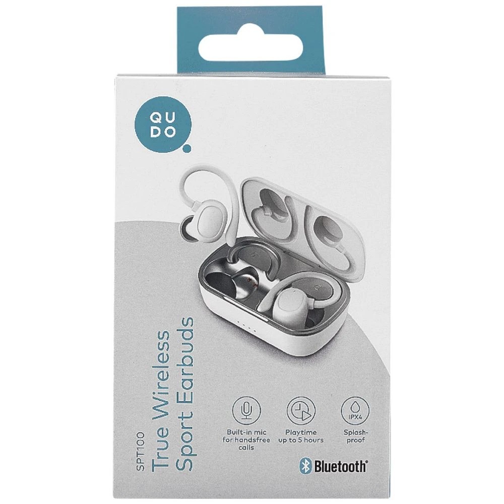 2 Qudo G95 True Wireless Sports Earbuds White, 2 of 4