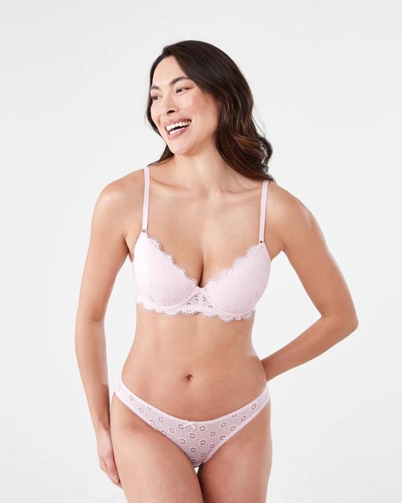 Co-ordinated Broderie Cheeky Bikini Briefs