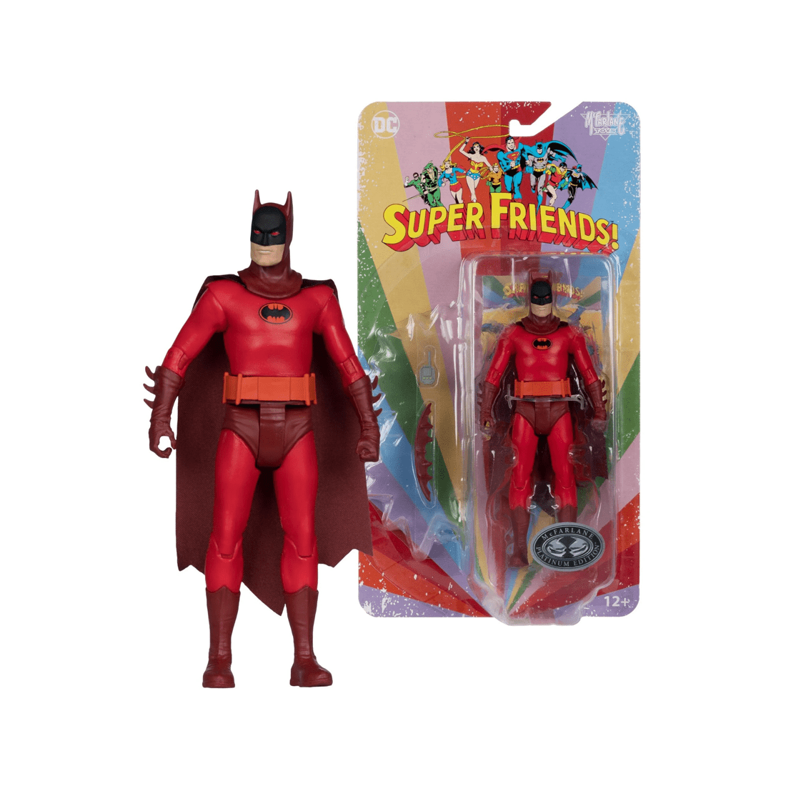 1 McFarlane Toys DC Comics Retro Super Friends Batman Universe of Evil Platinum Edition 6 inch Action Figure, 1 of 8