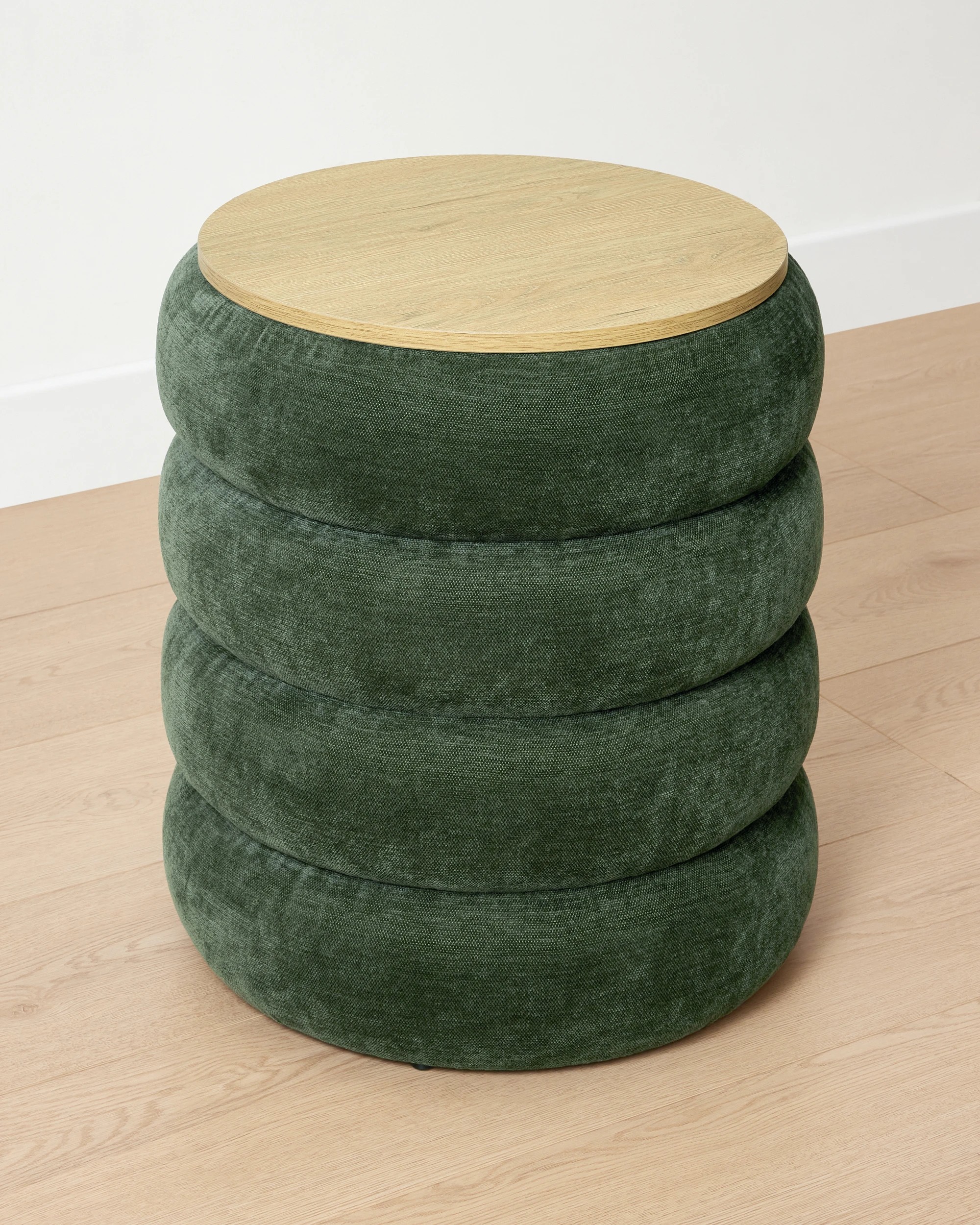 1 Bubble Ottoman with Storage - Green, 1 of 6