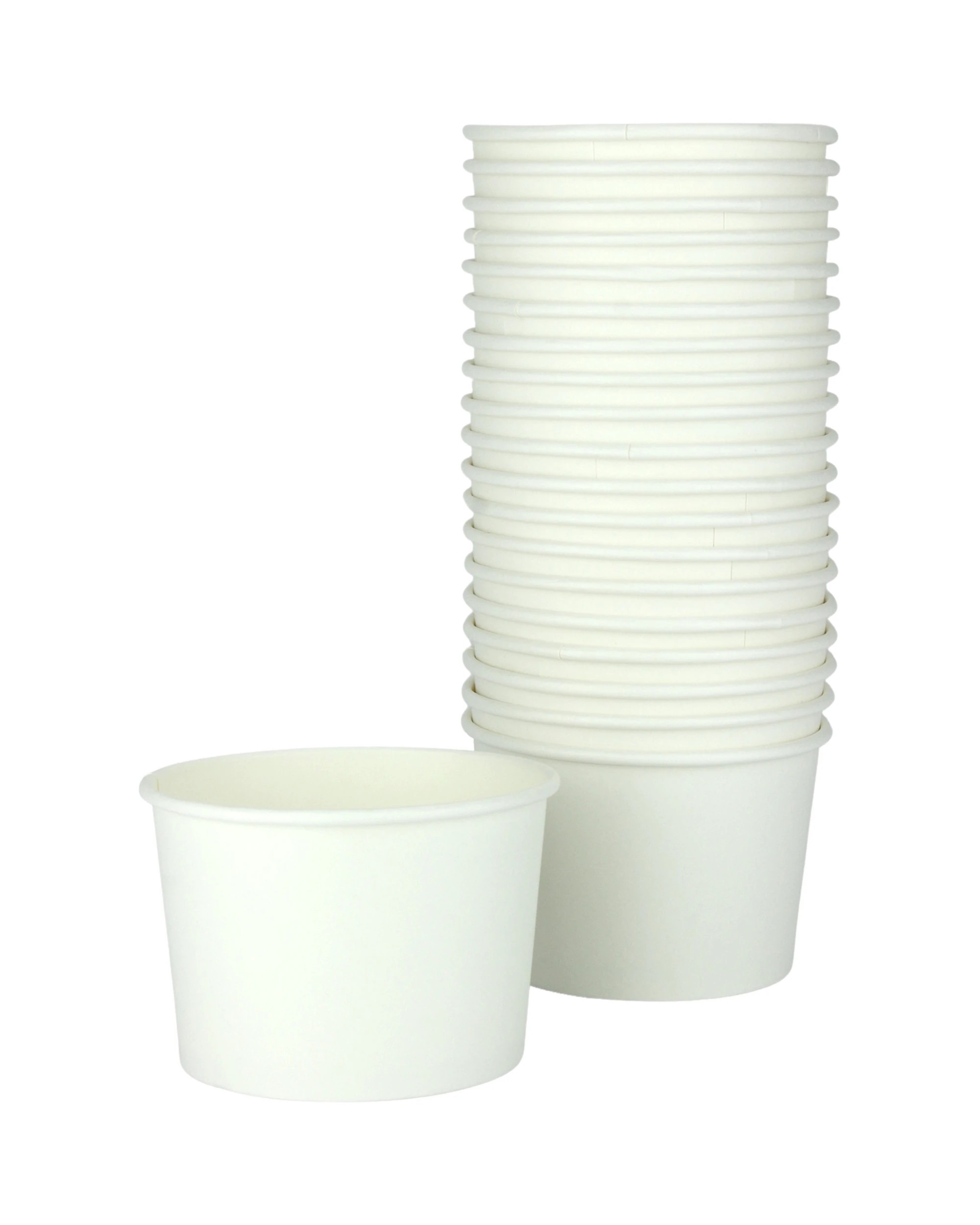 1 Partyrama White Paper Treat Cups Pack of 20 - White, 1 of 2