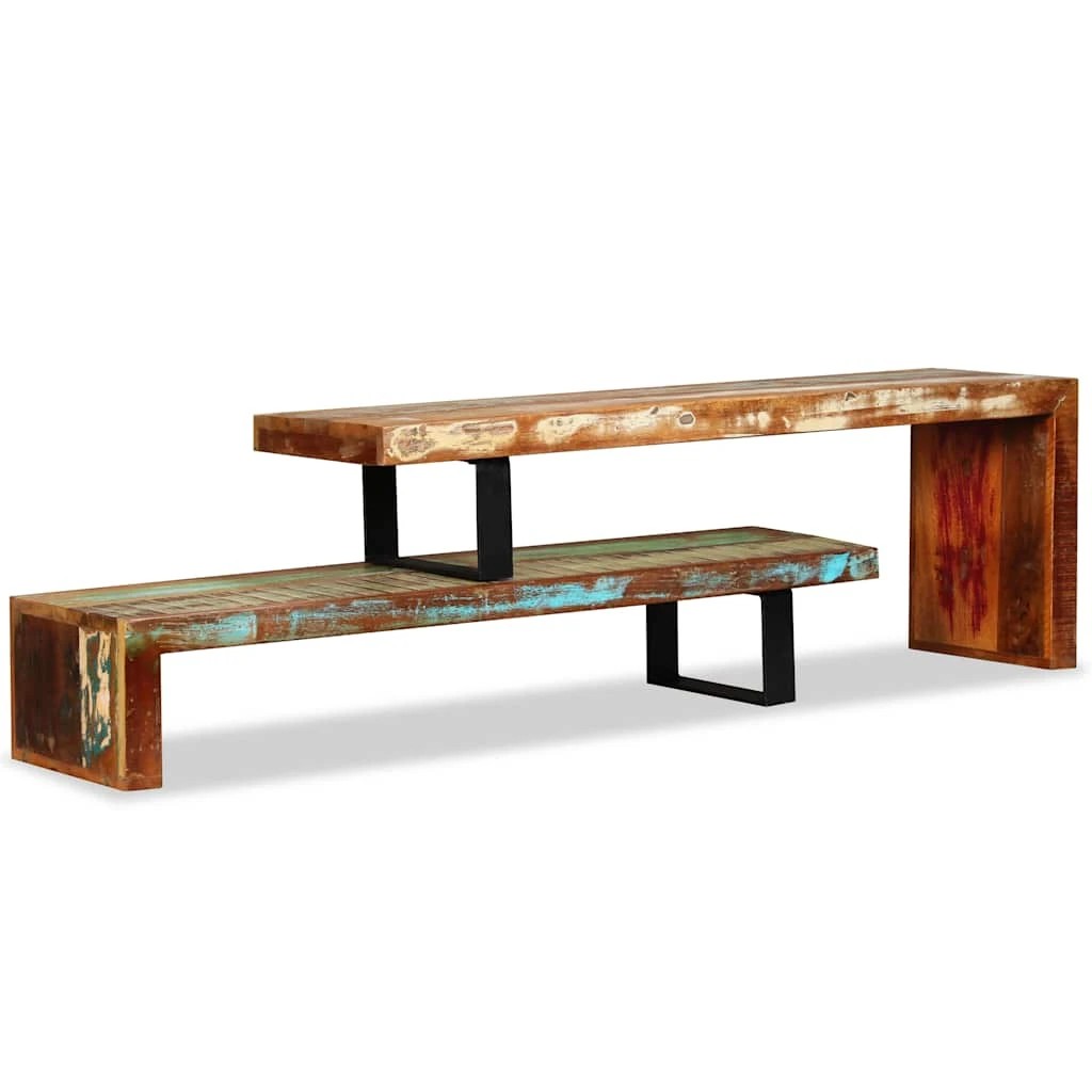 6 Vidaxl Tv Stand Solid Reclaimed Wood - Brown, 6 of 10