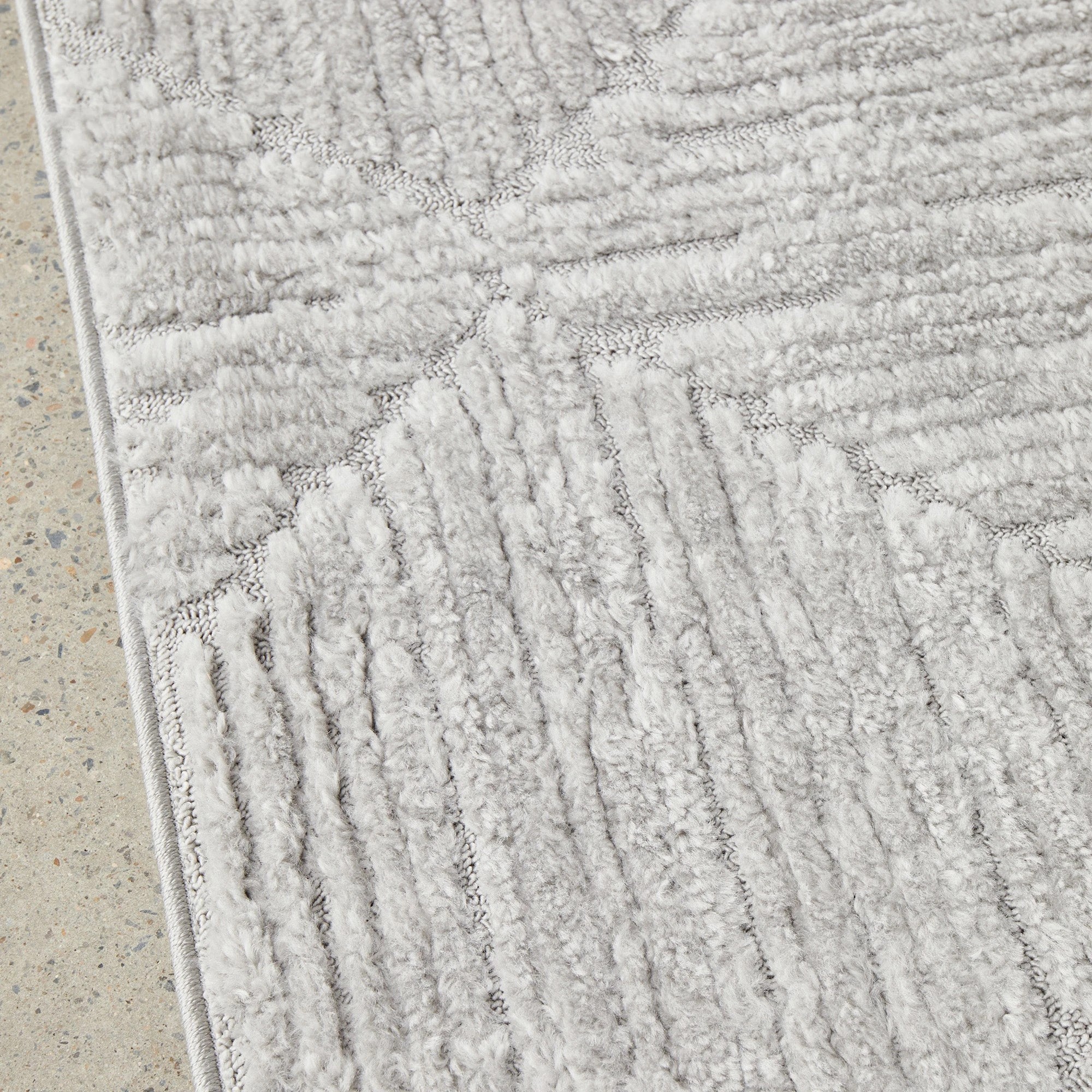 5 Common Ground Rugs Lyrica Shilo 290x200cm - Large Floor Rug - Silver, 5 of 7