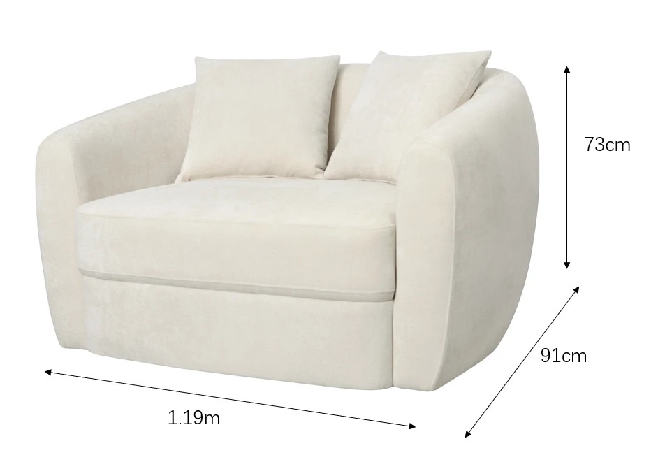 10 Lulu 1.5 Seat Lounge Chair, 10 of 10