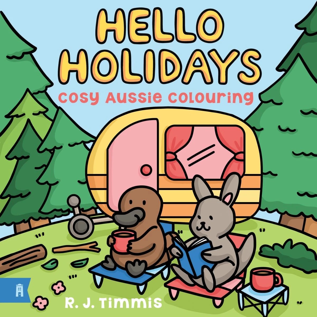 1 Hello Holidays: Cosy Aussie Colouring by R.J. Timmis, 1 of 3