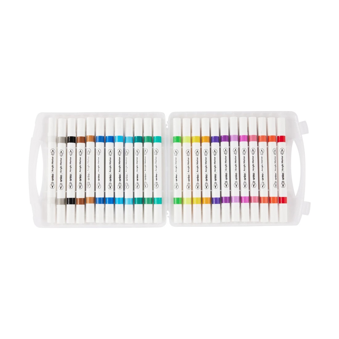 2 24 Pack Dual-Tip Acrylic Paint Markers, 2 of 5