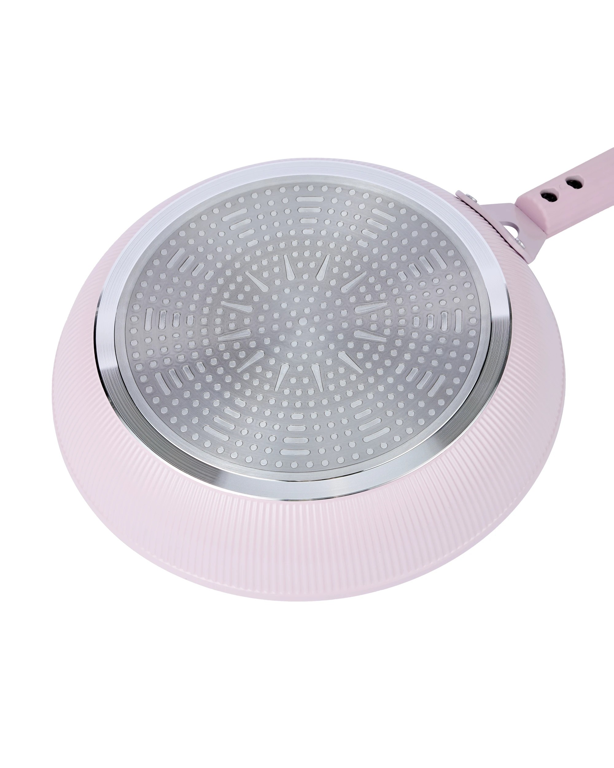 5 2 Pack Ceramic Coated Non Stick Fry Pans - Pink, 5 of 7