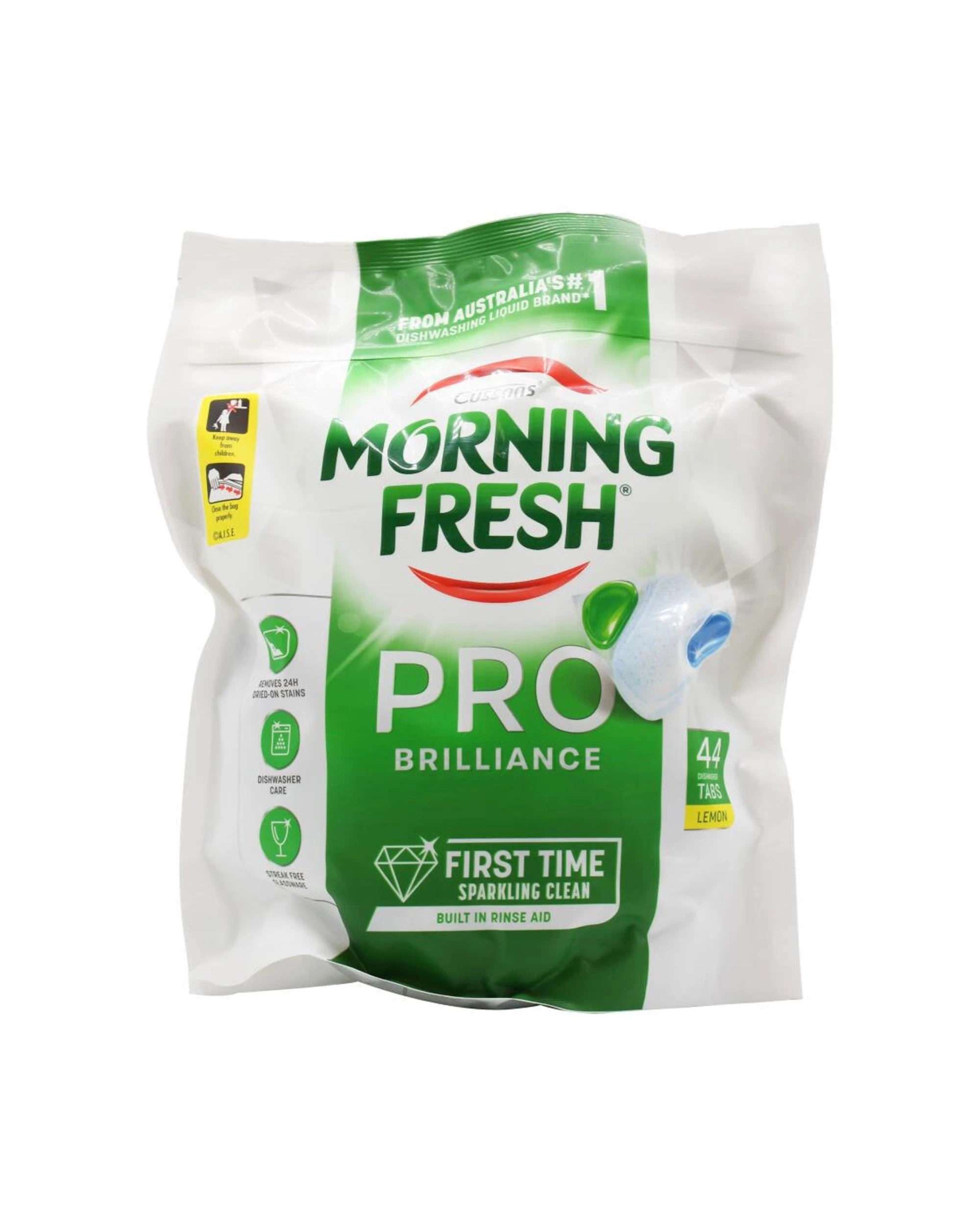 2 Morning Fresh 3x 44pc Pro Brilliance Dishwasher Tablets Lemon - Multi, 2 of 3