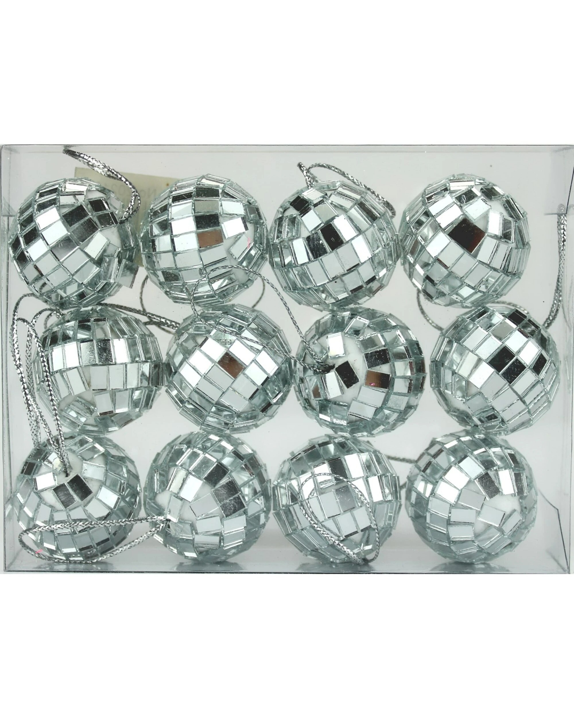 1 Partyrama Disco Mini Mirror Balls 3cm Pack of 12, 1 of 1