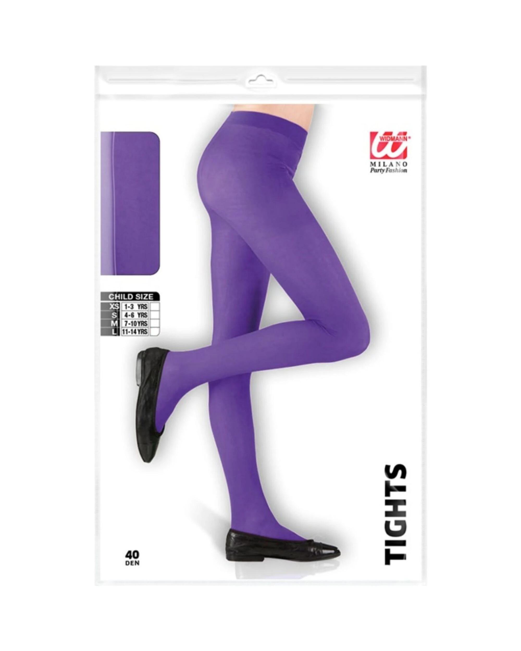 5 Widmann Kids Stockings PURPLE, 5 of 6