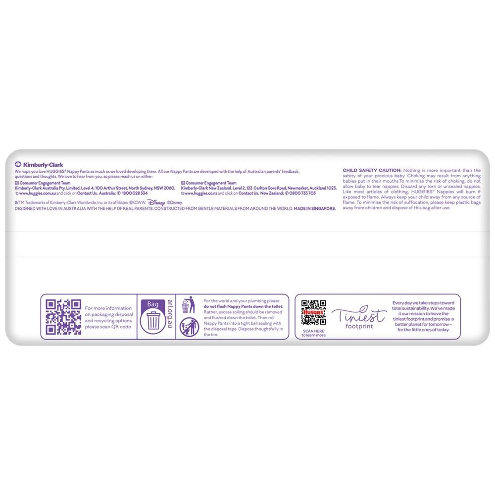 6 Huggies Nappy Pants Walker Girl 26 Pack, 6 of 10