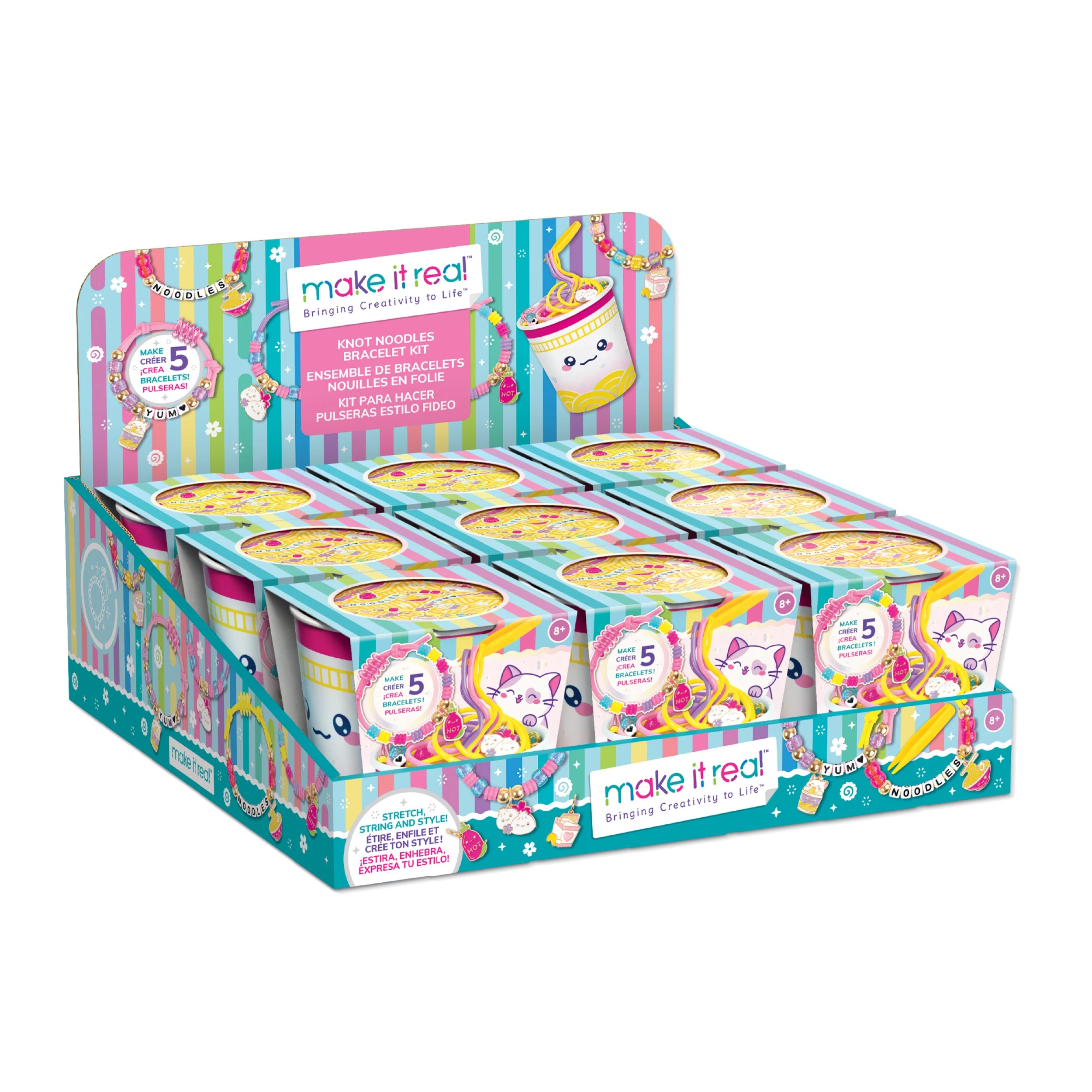 1 Make It Real Knot Noodles Bracelet Kit - Multi, 1 of 7