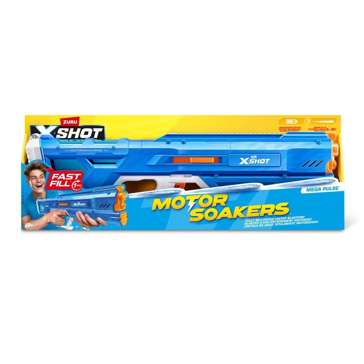 1 ZURU XSHOT Mega Pulse Motor Soaker, 1 of 9