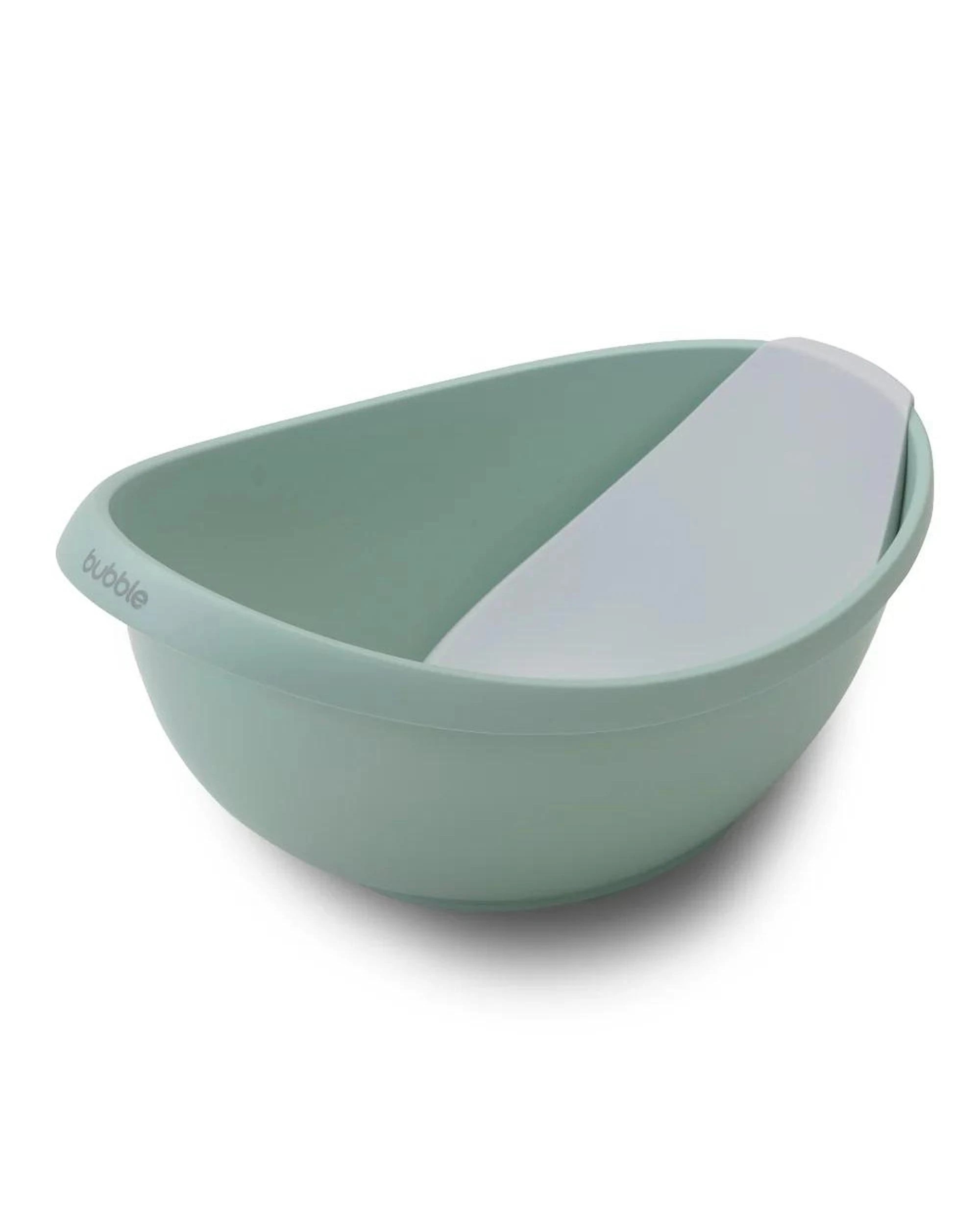 4 Bubble Baby Bath with Bath Seat & Newborn Insert  Sage, 4 of 10