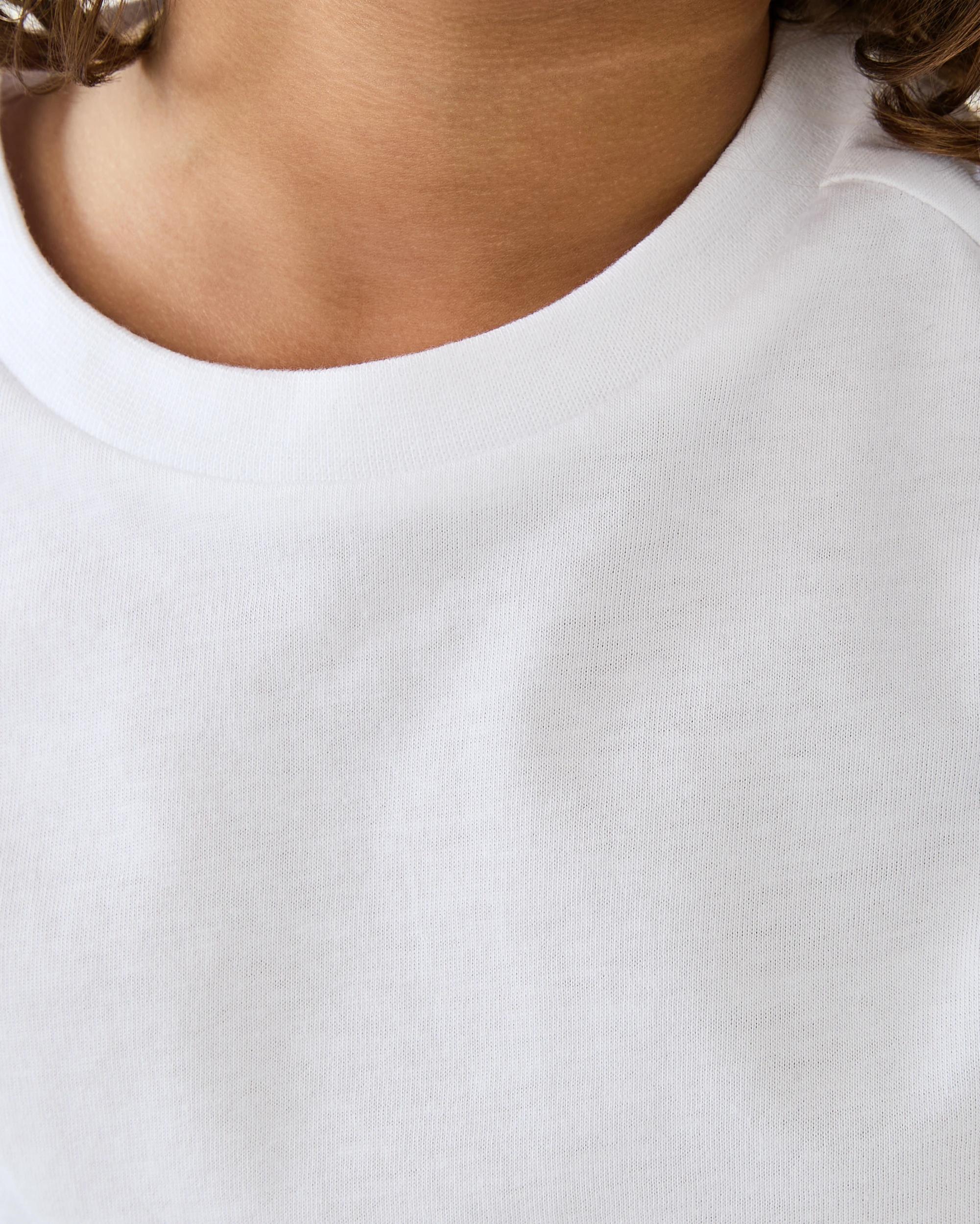 4 Plain T-shirt White, 4 of 7