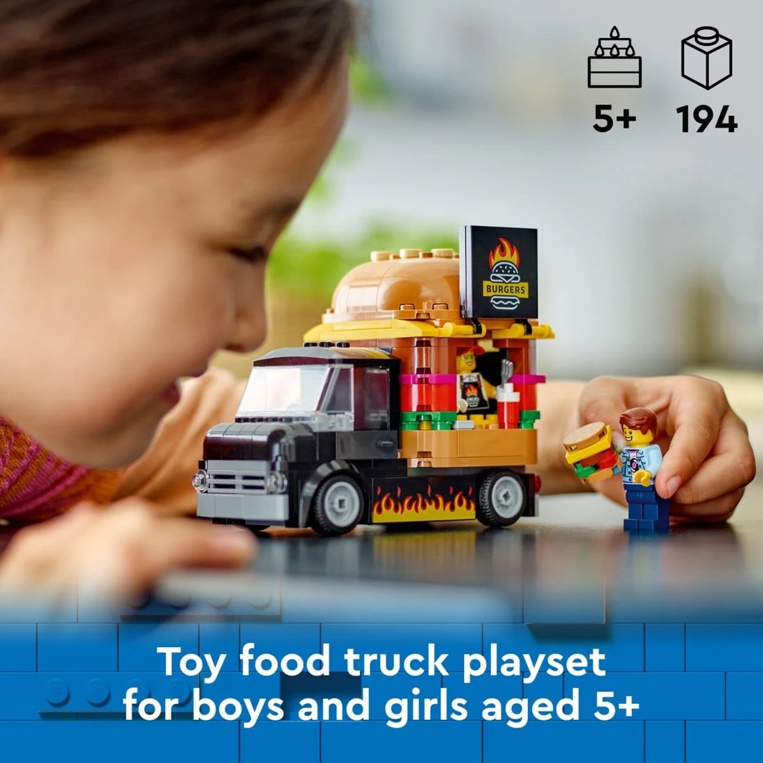 4 LEGO City Great Vehicles Burger Truck 60404, 4 of 11
