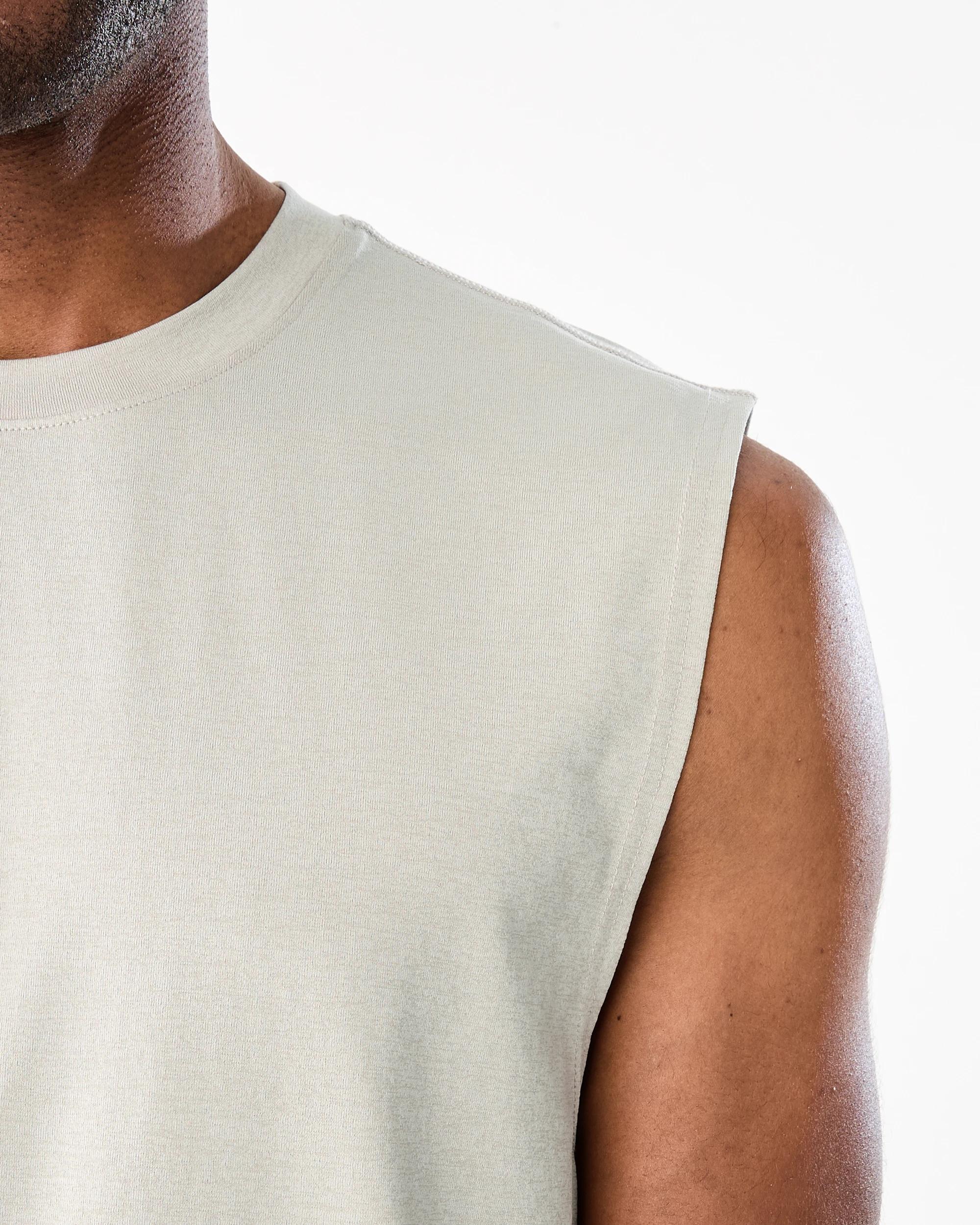 6 Active Mens Training Oversized Muscle Reef Grey, 6 of 7