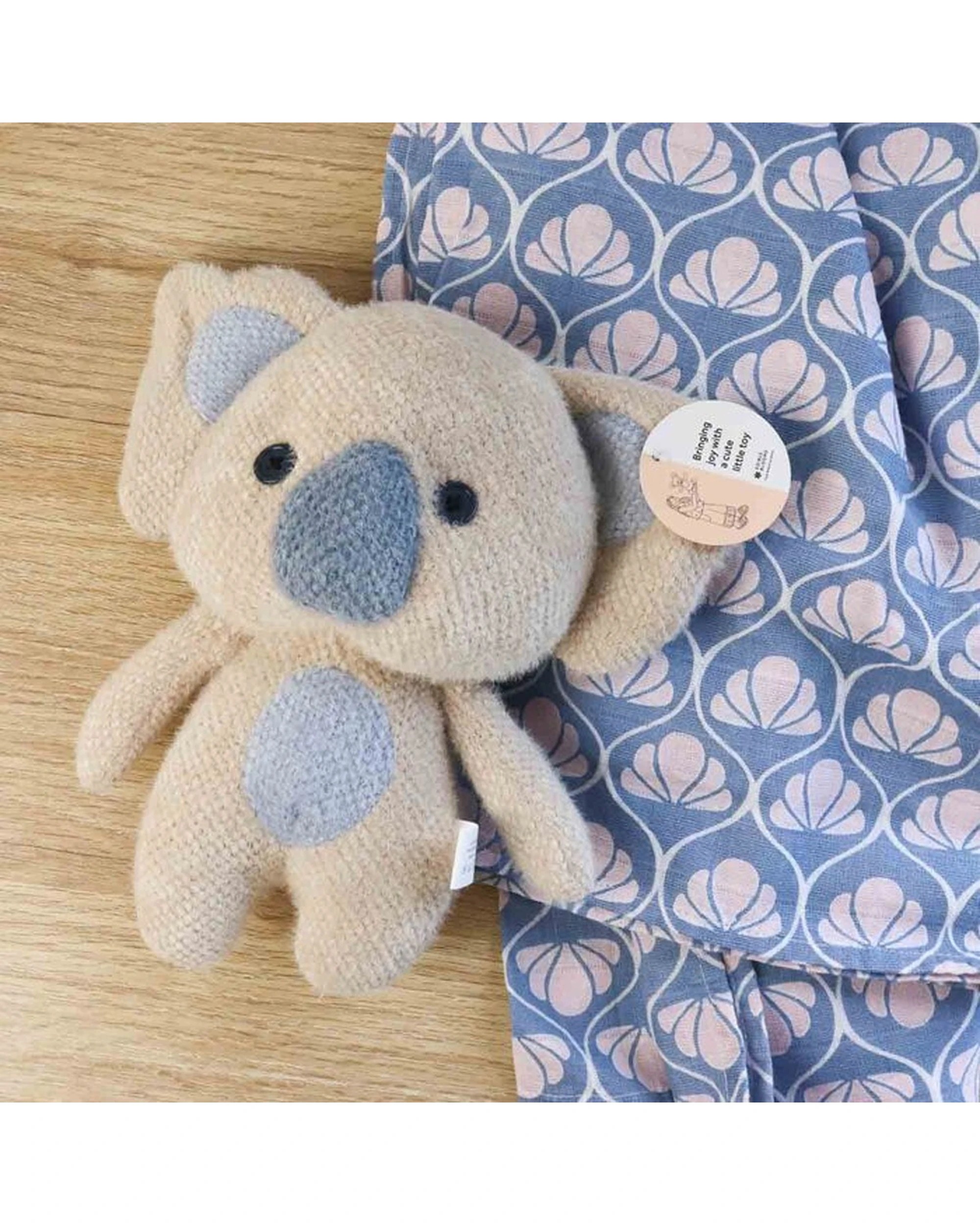 3 Edible Blooms Baby Hamper Gift Set Soft Toy Koala Swaddle Candle Chocolate - Multi, 3 of 6