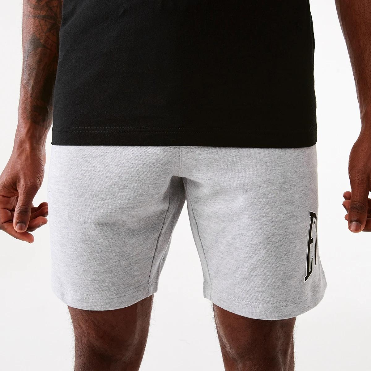 2 Everlast Mens French Terry Shorts Grey Marl, 2 of 7