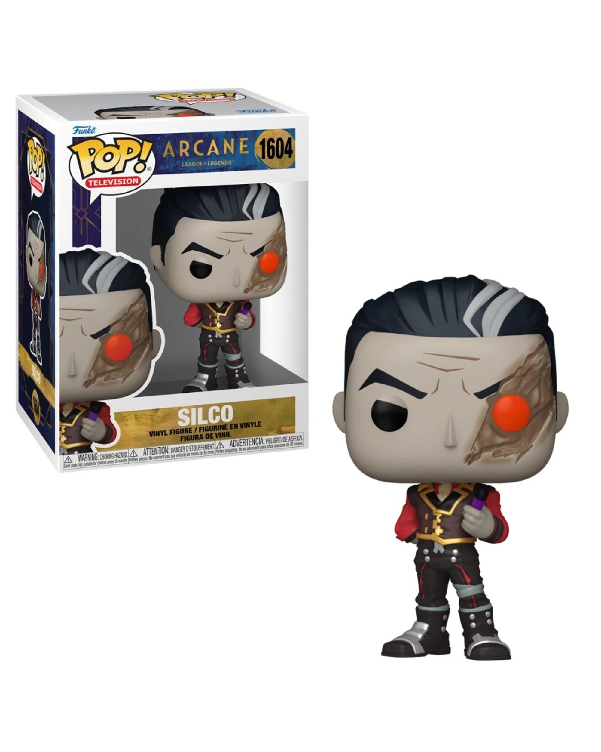 1 Arcane League of Legends Silco Funko POP! Vinyl, 1 of 4